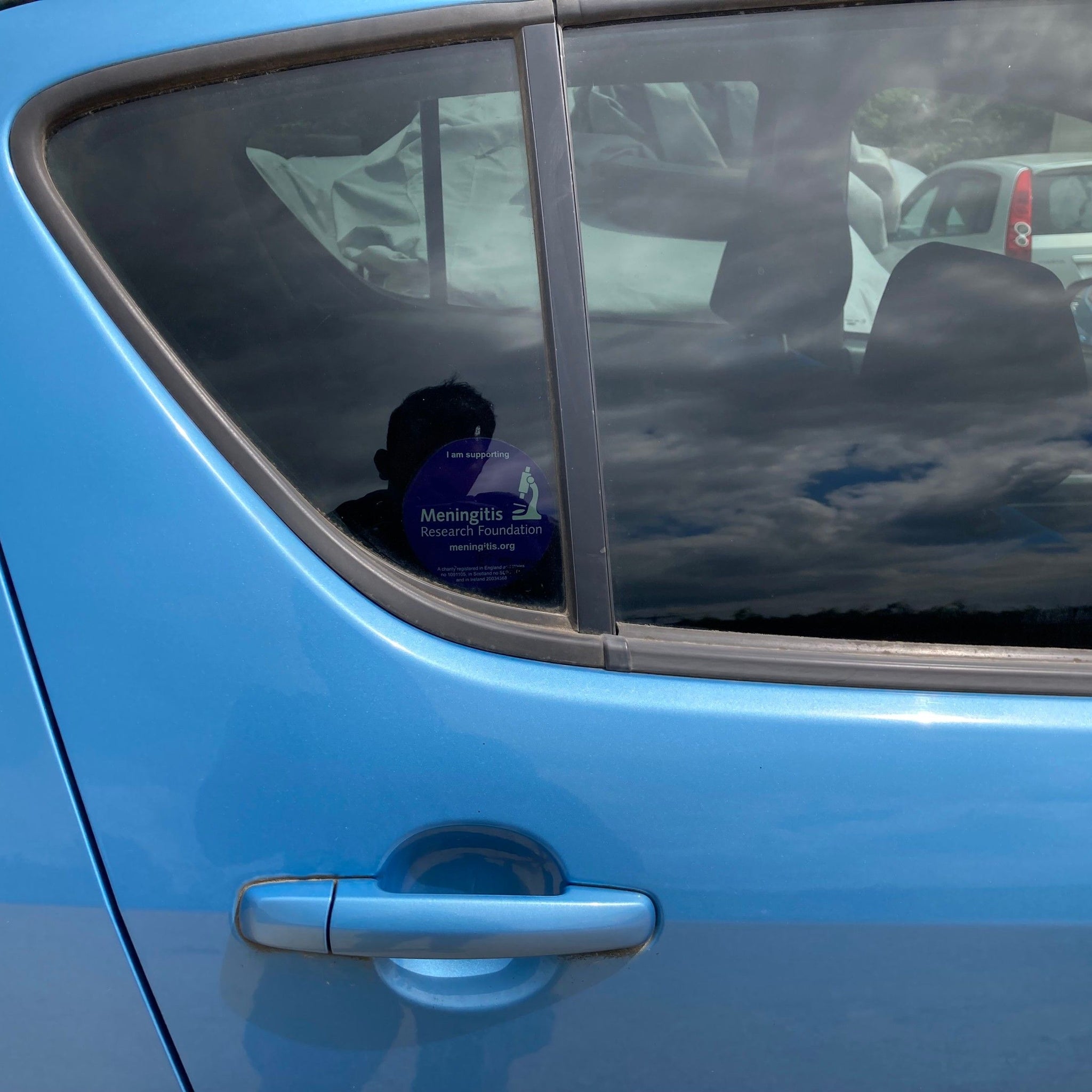 2009 VAUXHALL AGILA B Driver side Rear Complete Door BLUE