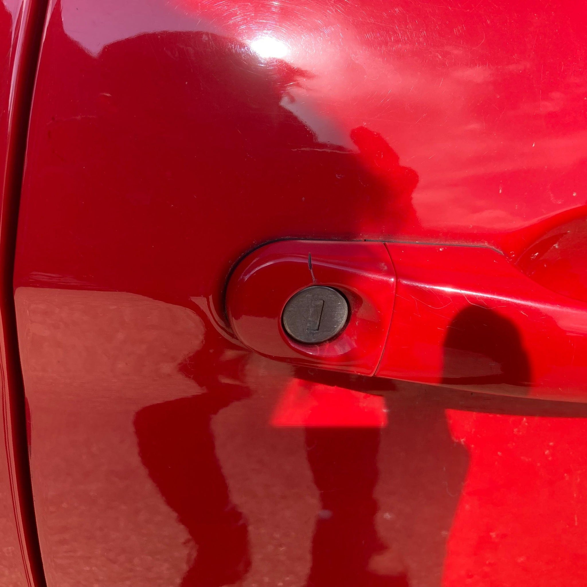 2014 FORD KA Driver side Front Complete Door FLAME RED
