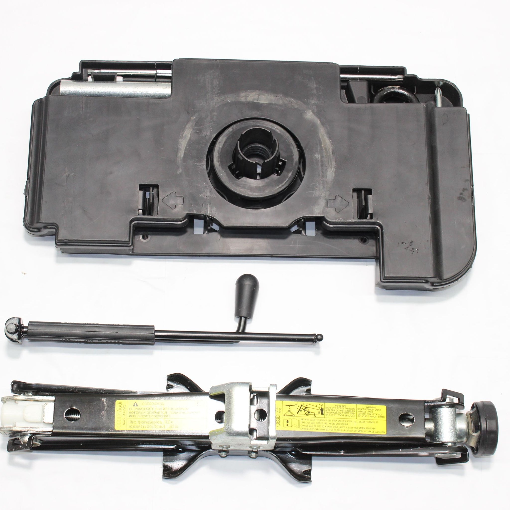 2014 AUDI A5 Jack Wheel Brace and Tool Kit Holder 8K0011031K 8K0011221