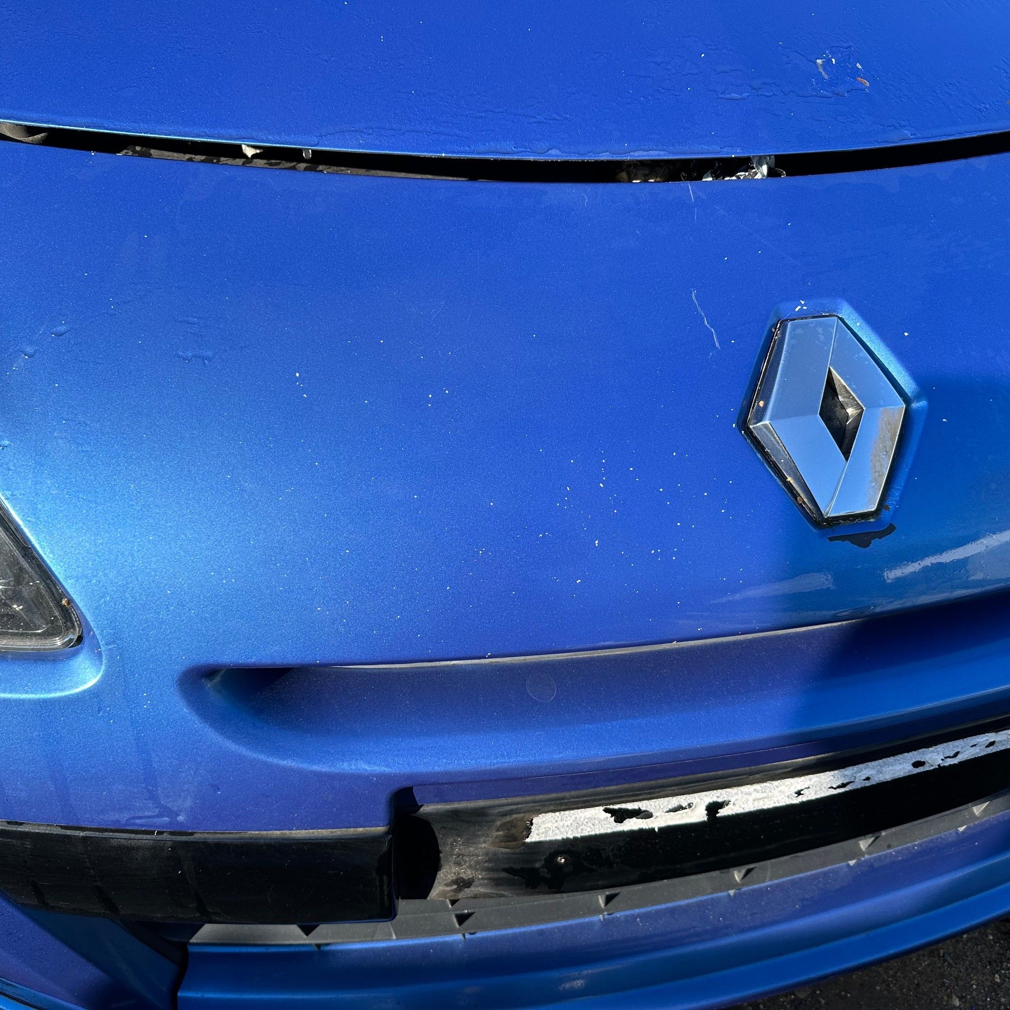 2009 Renault Clio GT FRONT BUMPER RNT BLUE
