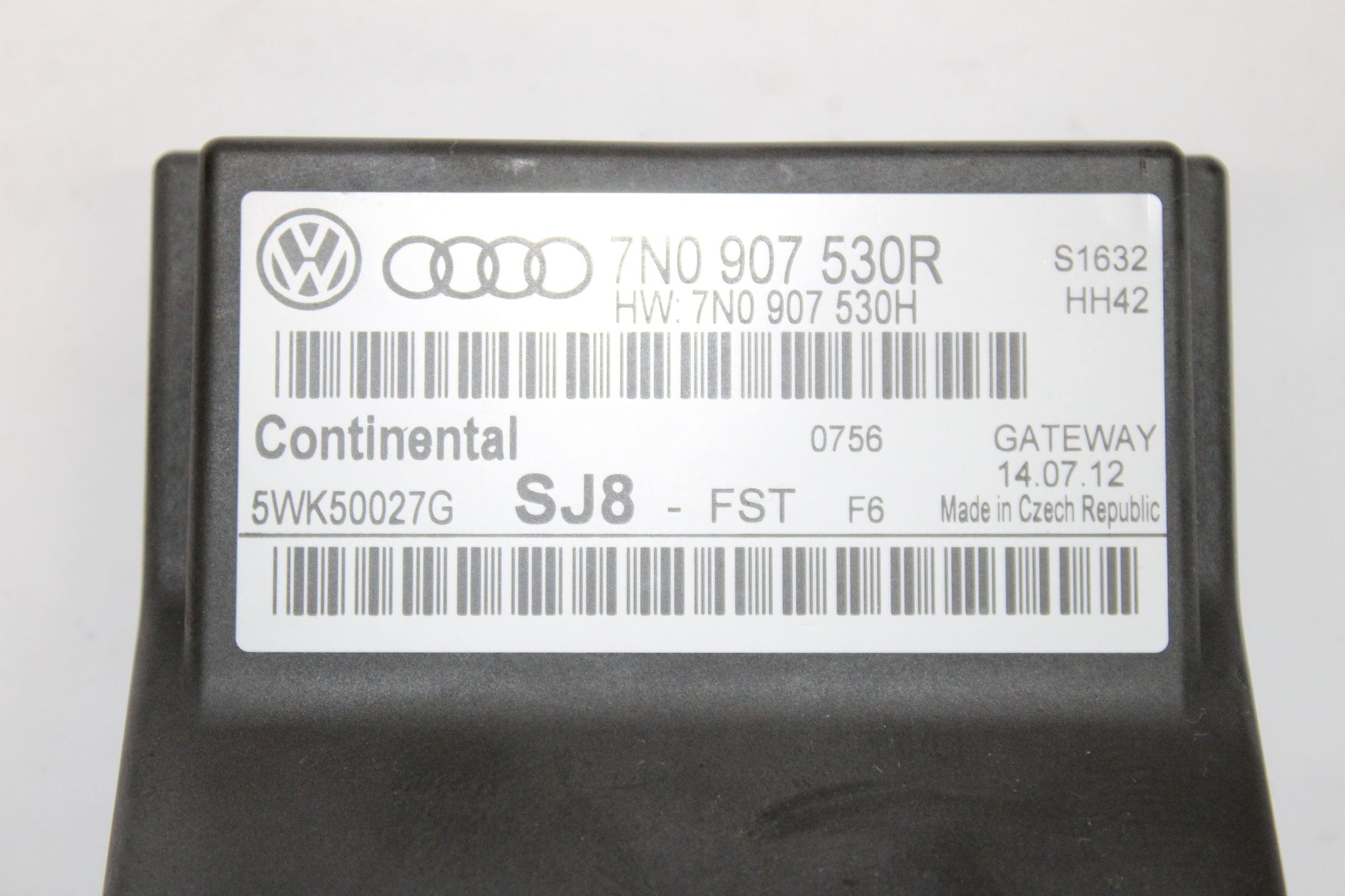 2013 SKODA SUPERB Gateway Control Module 7N0907530