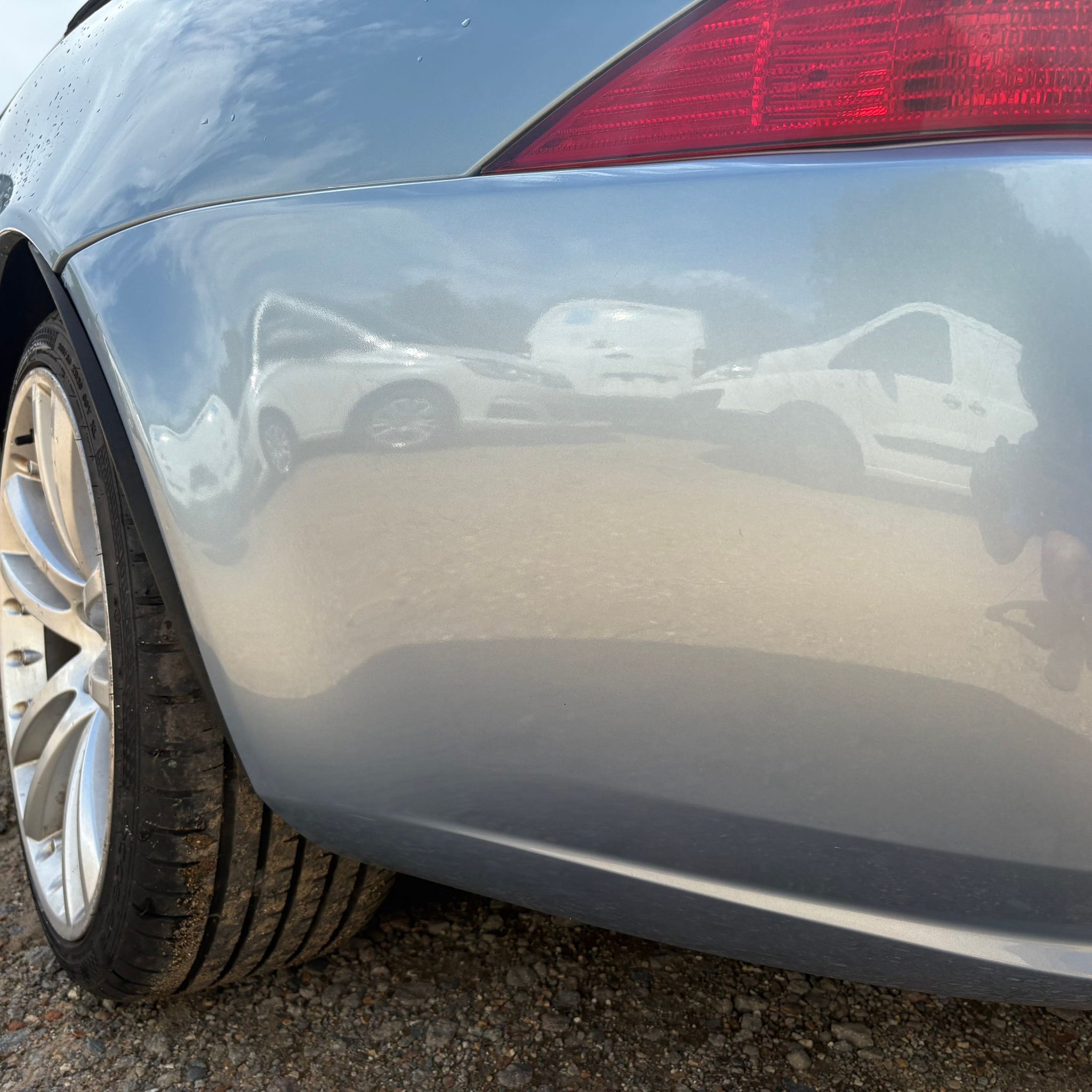2007 JAGUAR XKR X150 COMPLETE REAR BUMPER JJZ BLUE