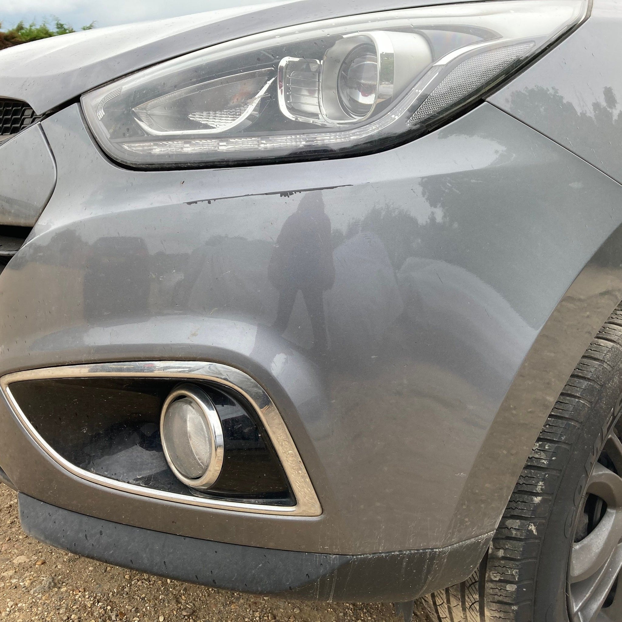 2013 HYUNDAI IX35 Complete Front Bumper GREY