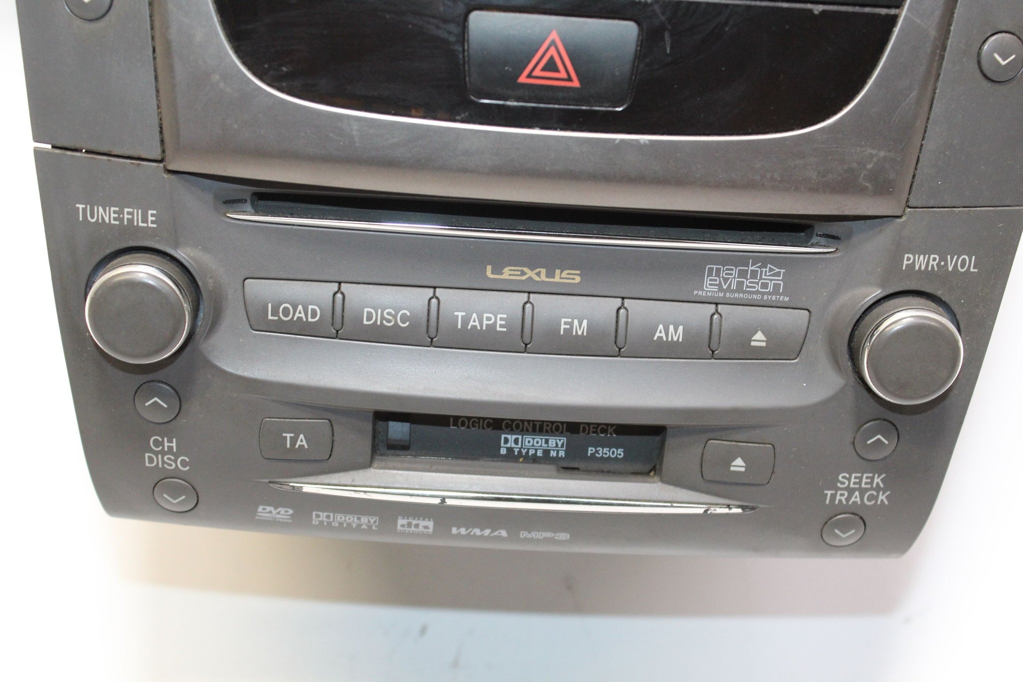 2007 LEXUS GS300 Climate Control CD Radio Head unit Display Surround Trim