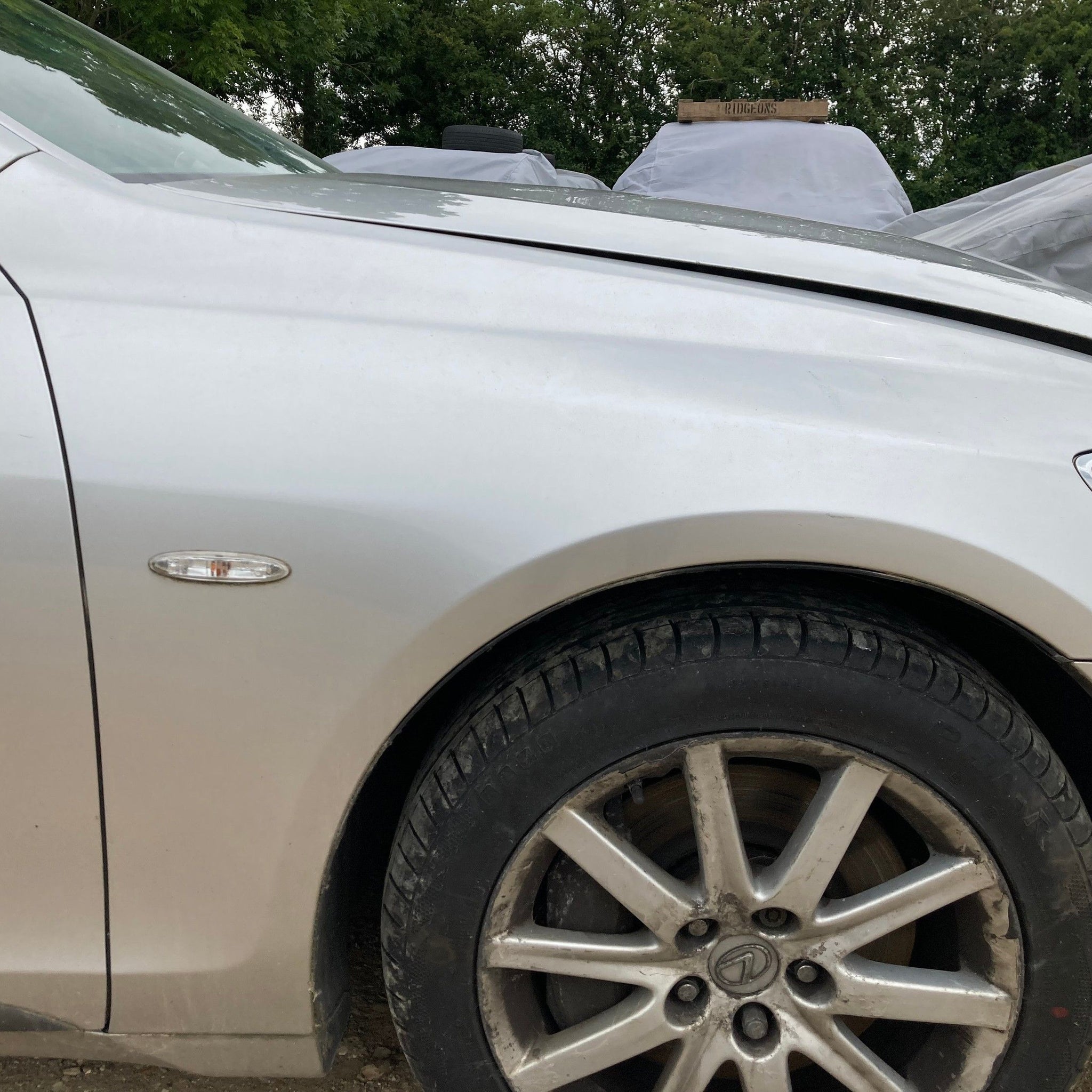 2007 LEXUS GS300 Driver side Wing SILVER