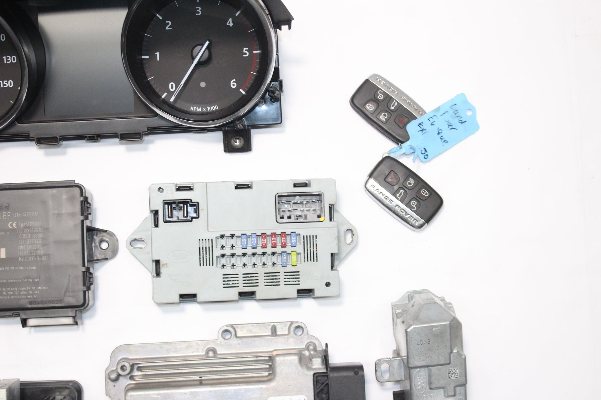 2016 RANGE ROVER EVOQUE 2.0 AUTO ECU KIT GX73-12C520-FAF