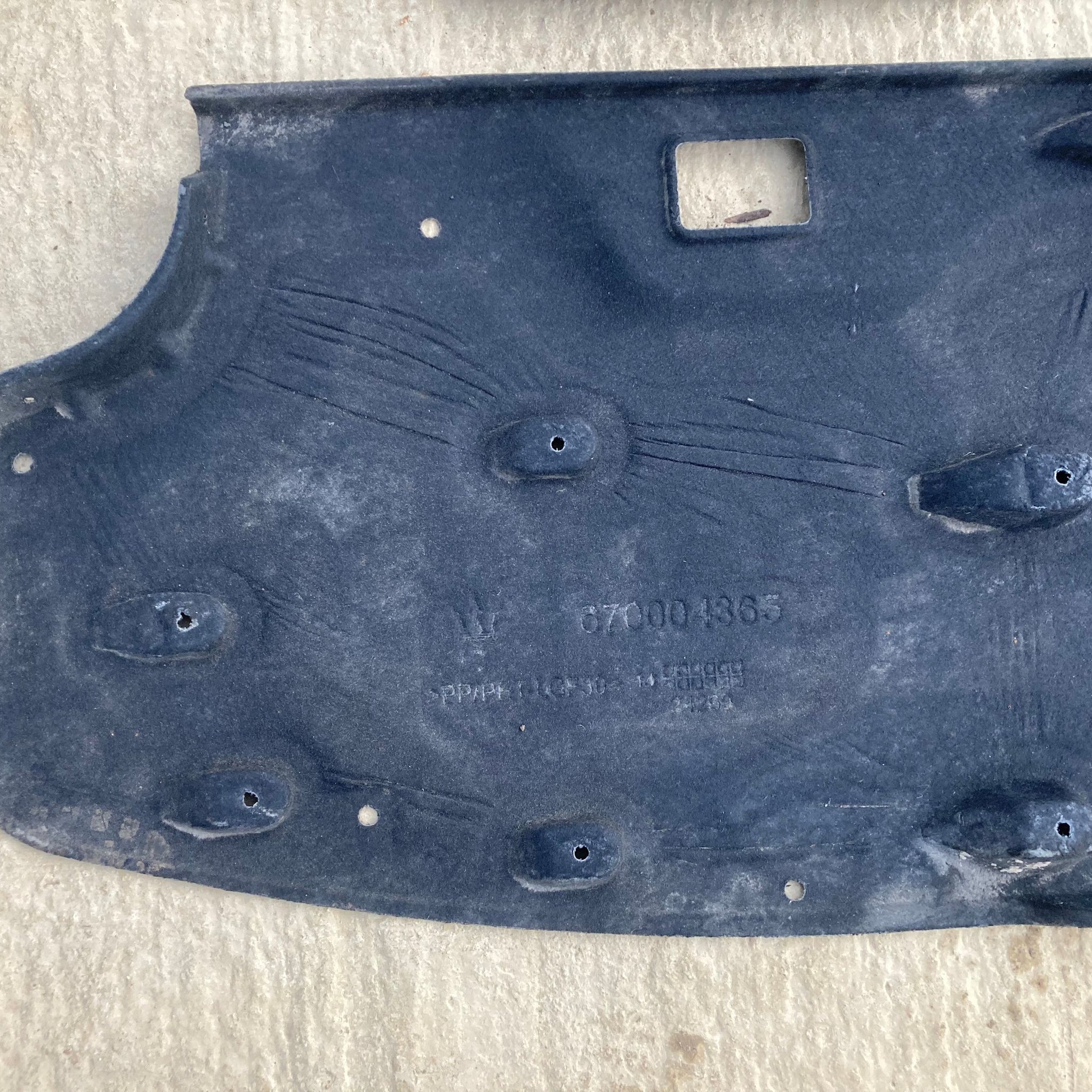 2017 MASERATI GHIBLI UNDERTRAYS (PAIR) 670004365 670030796