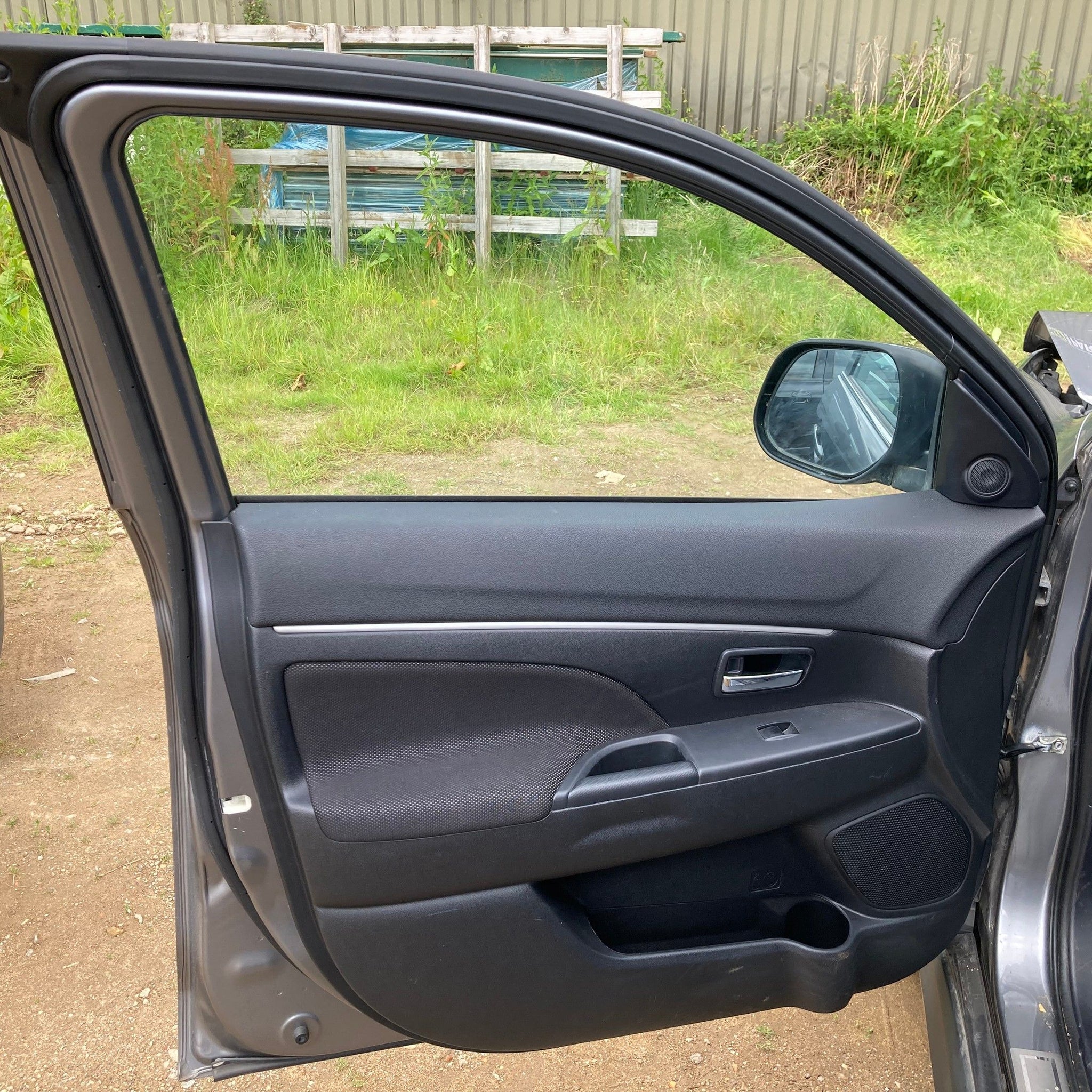 2010 MITSUBISHI ASX Passenger side Front Complete Door GREY