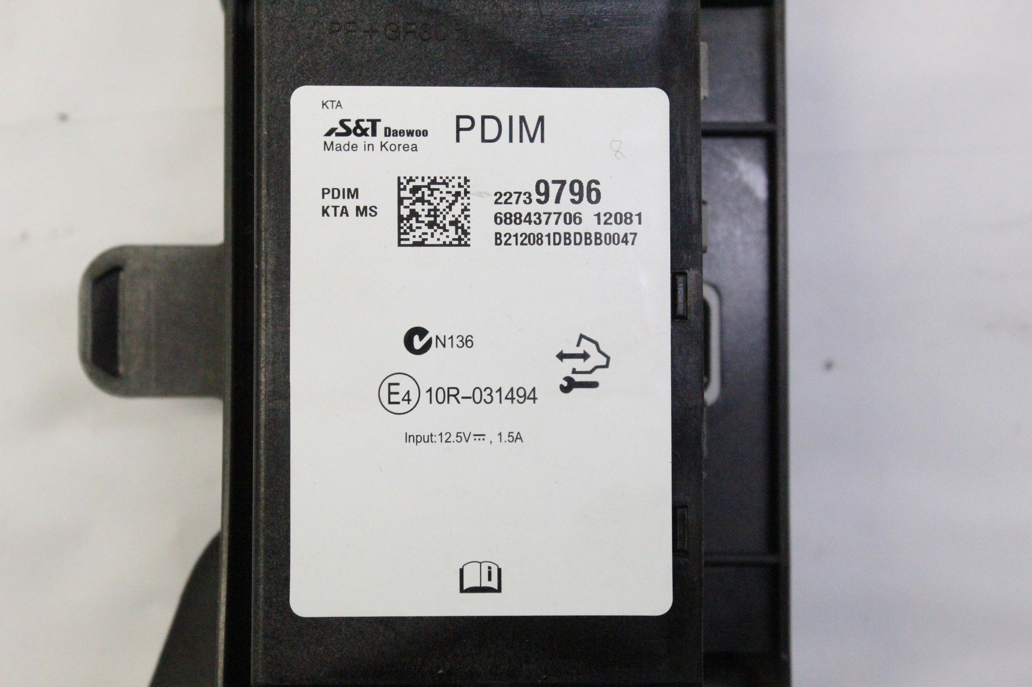 2012 VAUXHALL MERIVA BLUETOOTH CONTROL MODULE ECU 22739796