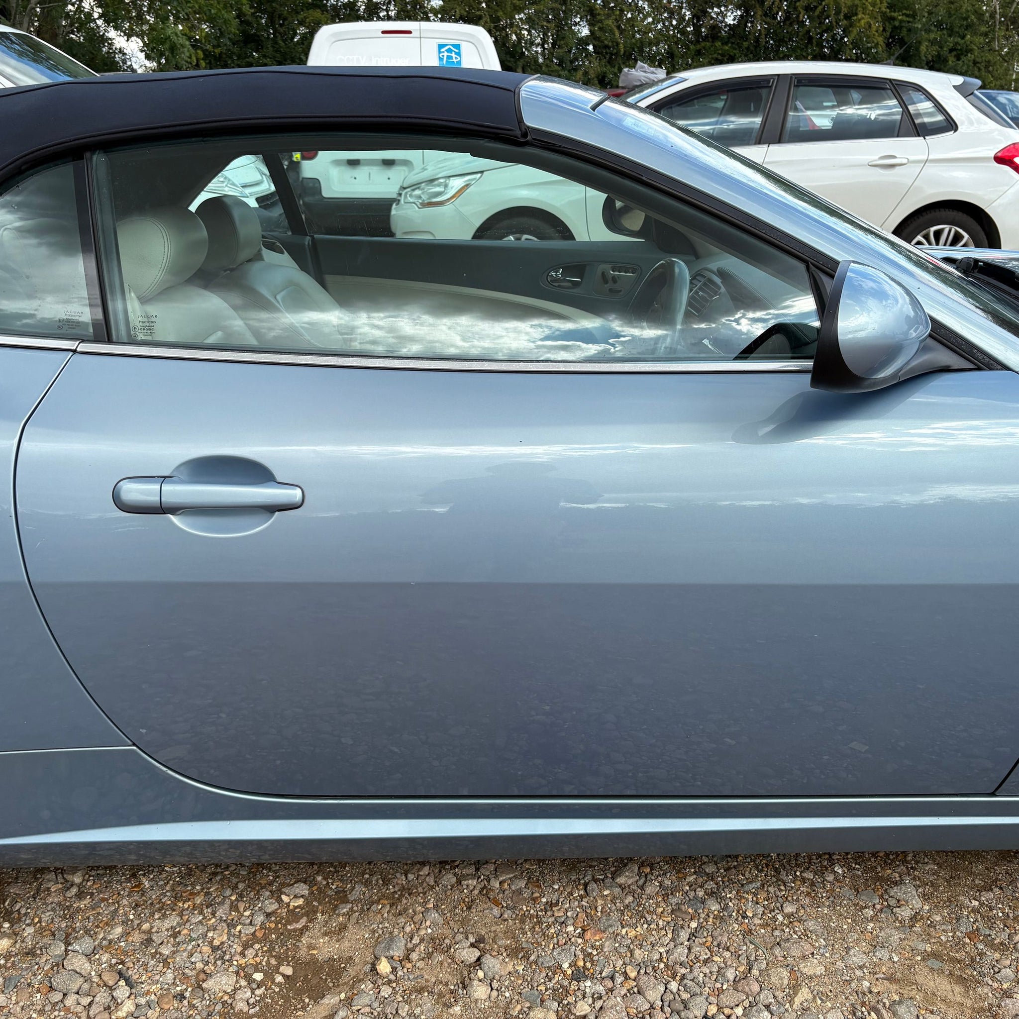2007 JAGUAR XKR X150 DRIVER SIDE DOOR JJZ BLUE
