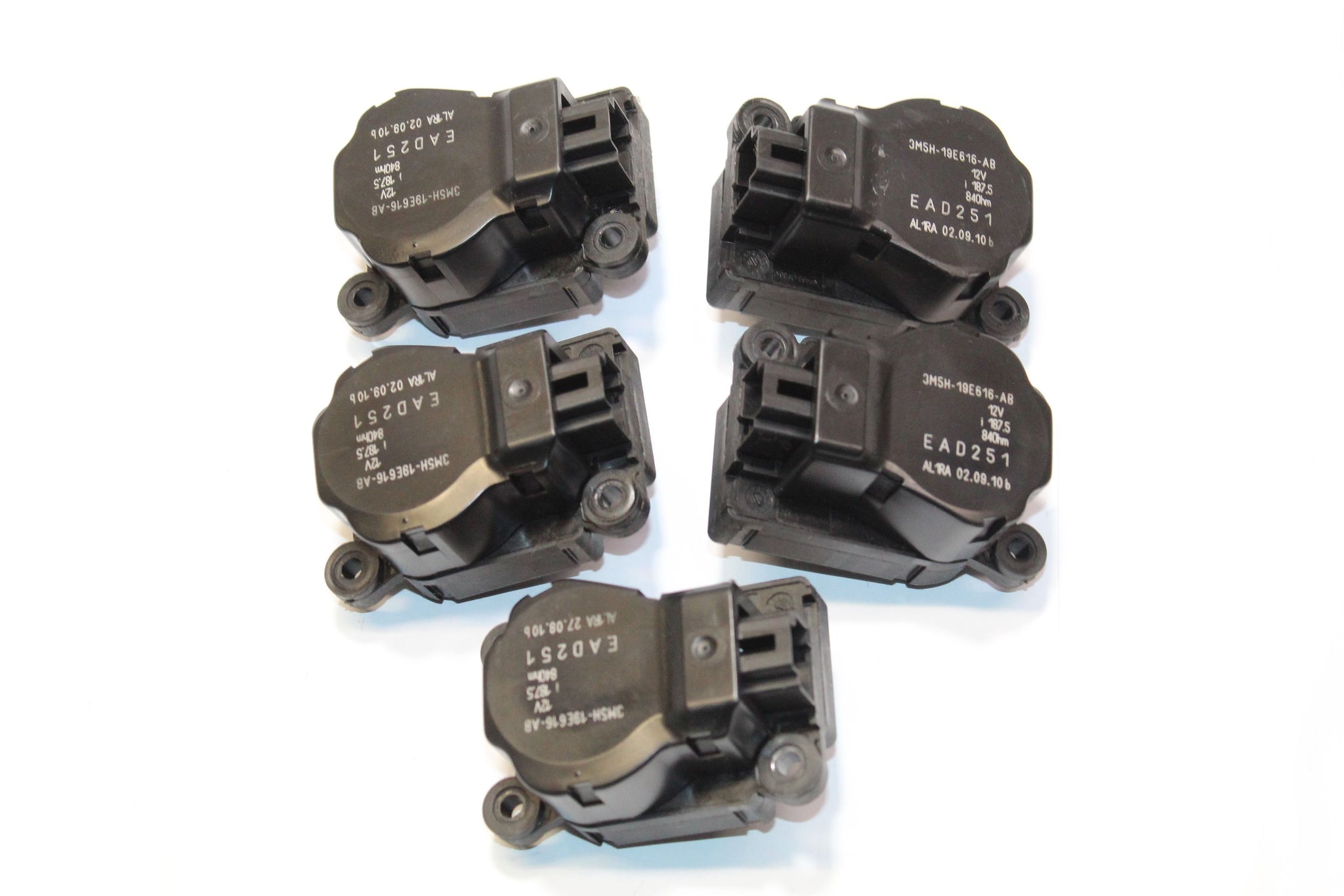 2010 FORD KUGA 2.0 Heater Flap Actuator Motor Set of 5