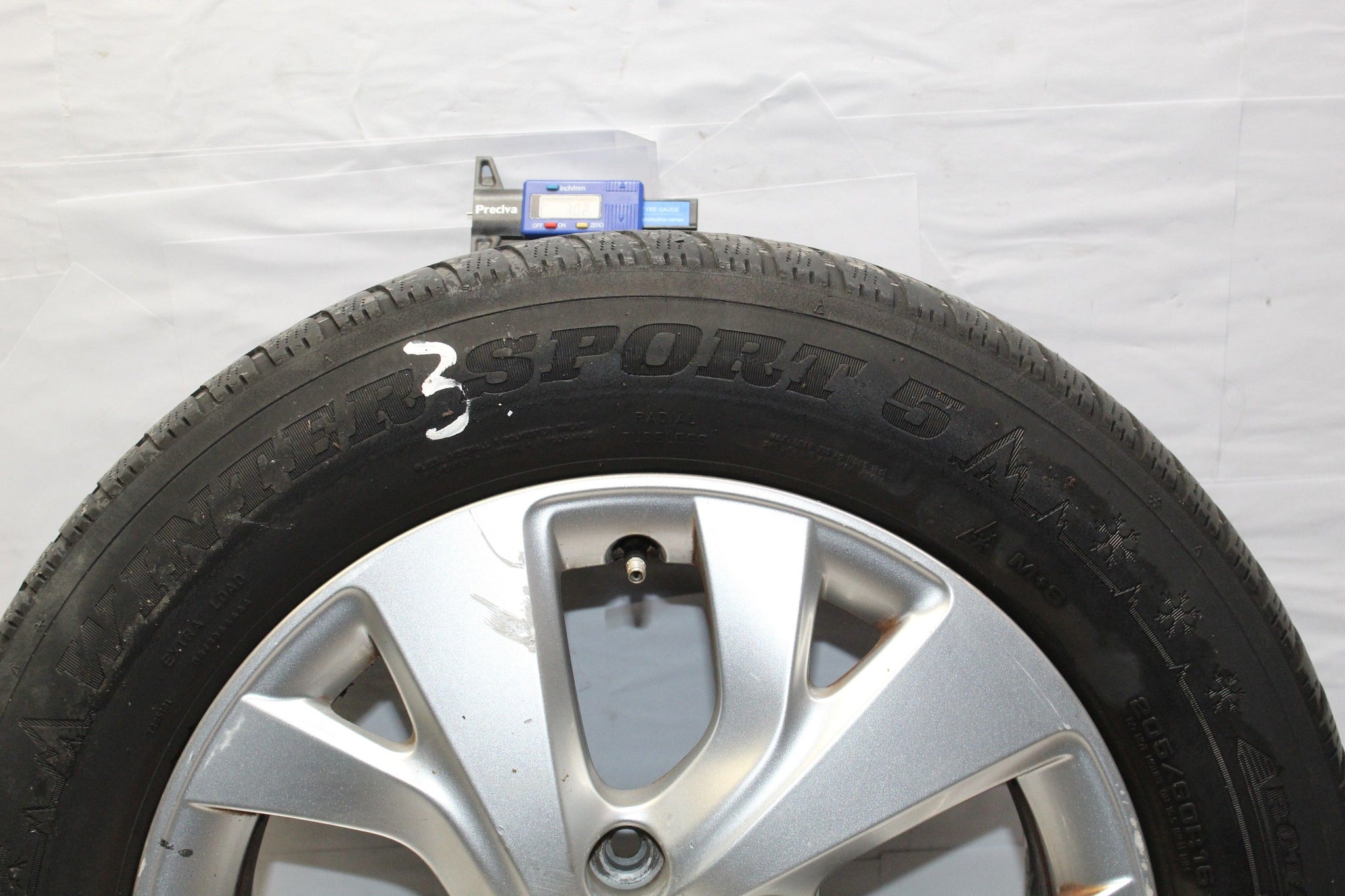2015 CITROEN C4 Alloy Wheel with Tyre 205/60 R16 3.0MM
