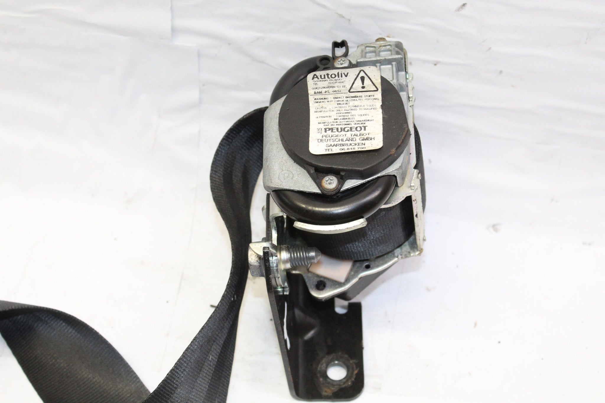 2010 PEUGEOT 308 Convertible Left side Front Seat Belt