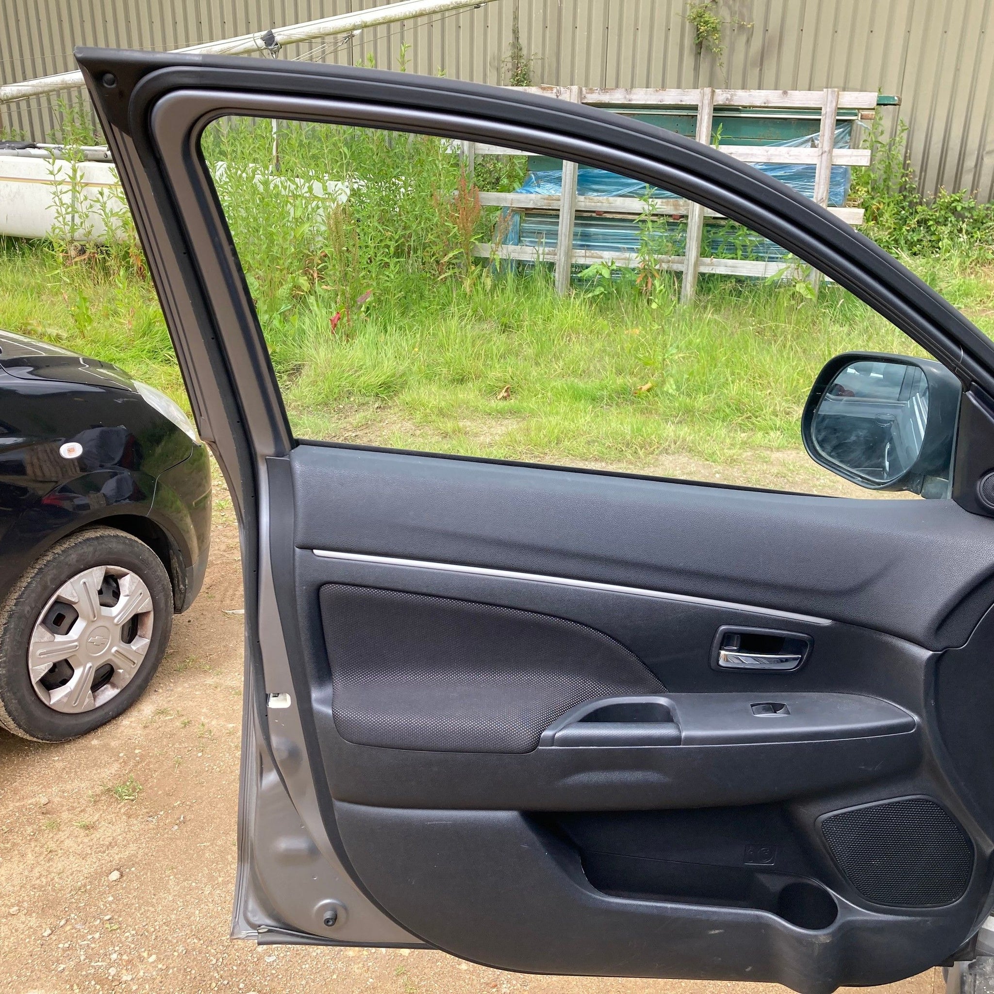 2010 MITSUBISHI ASX Passenger side Front Complete Door GREY