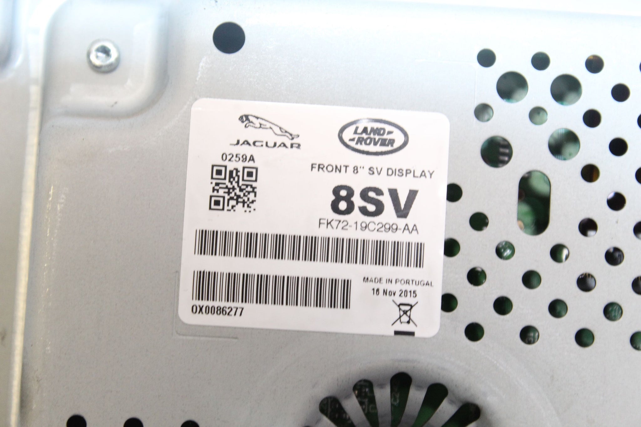 2015 JAGUAR XE Multifunction Front Display Screen FK72-19C299-AA