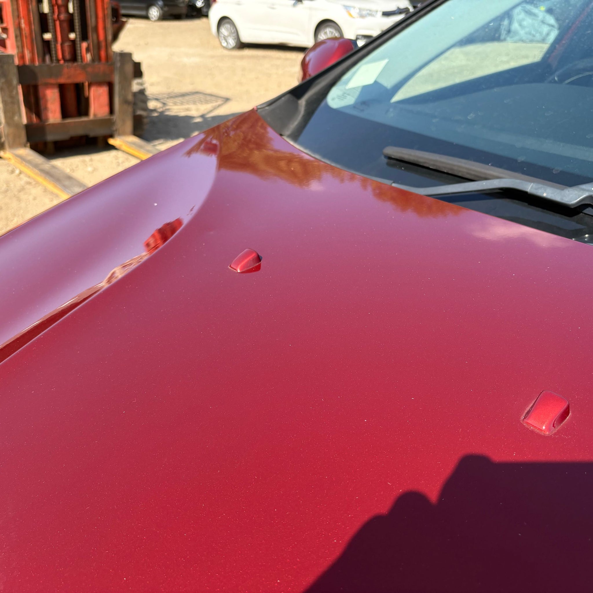 2013 VOLVO V40 BONNET 702-46 RED