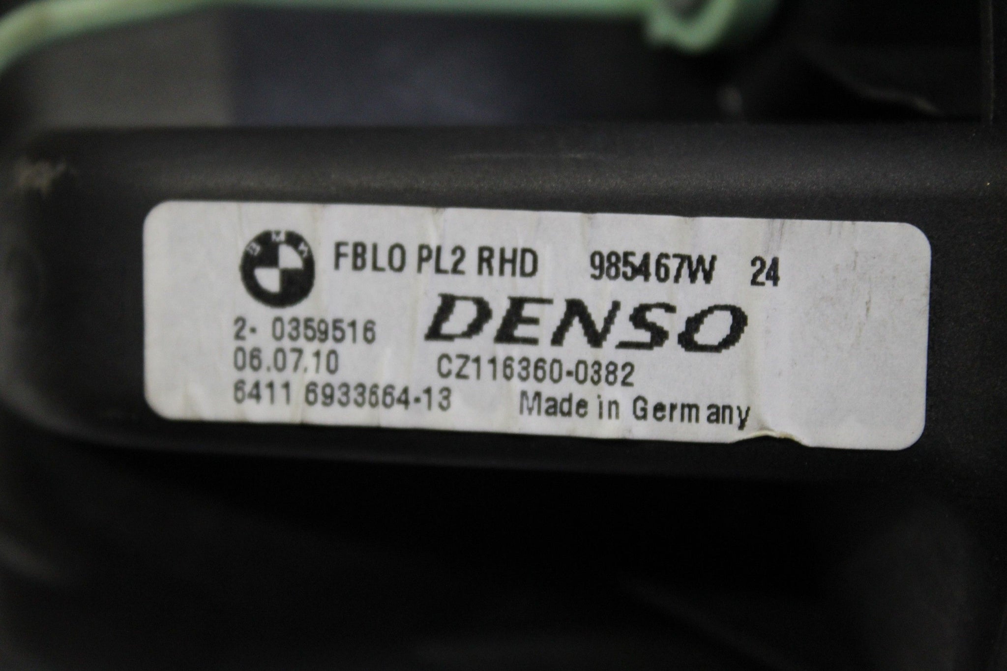 2010 BMW 1 Series E81 2.0 Heater Blower Fan Motor 6933664