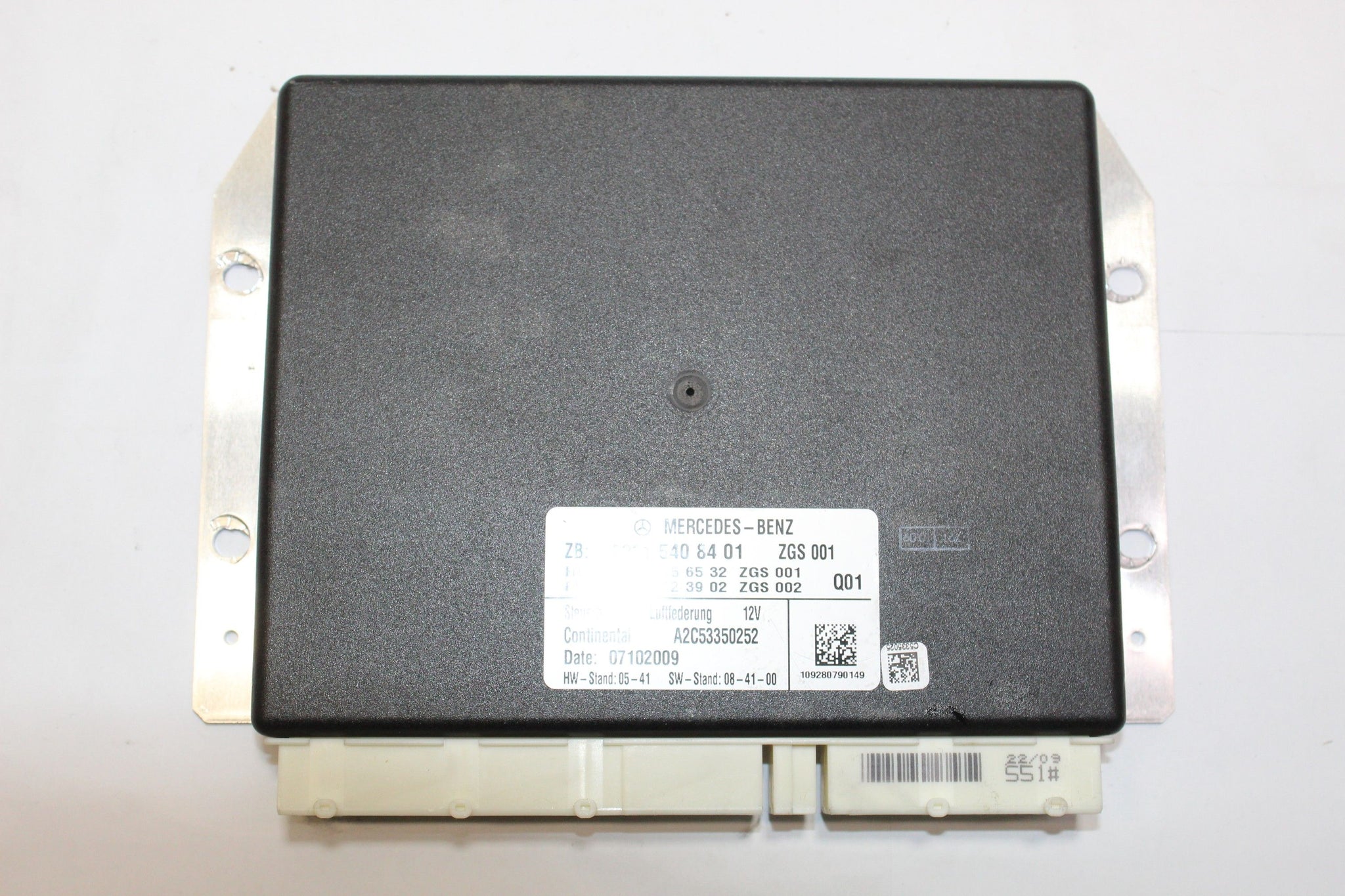 2009 MERCEDES S Class W221 3.0 Air Suspension Control Module A2215408401