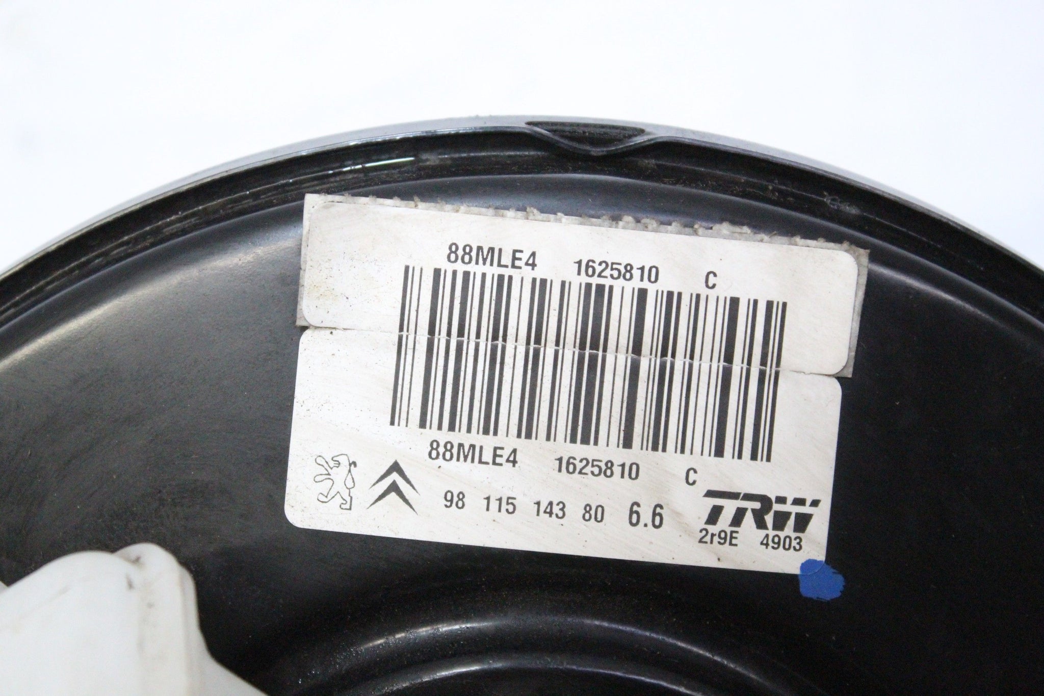 2018 PEUGEOT 208 1.2 Petrol Brake Servo Master Cylinder 9811514380