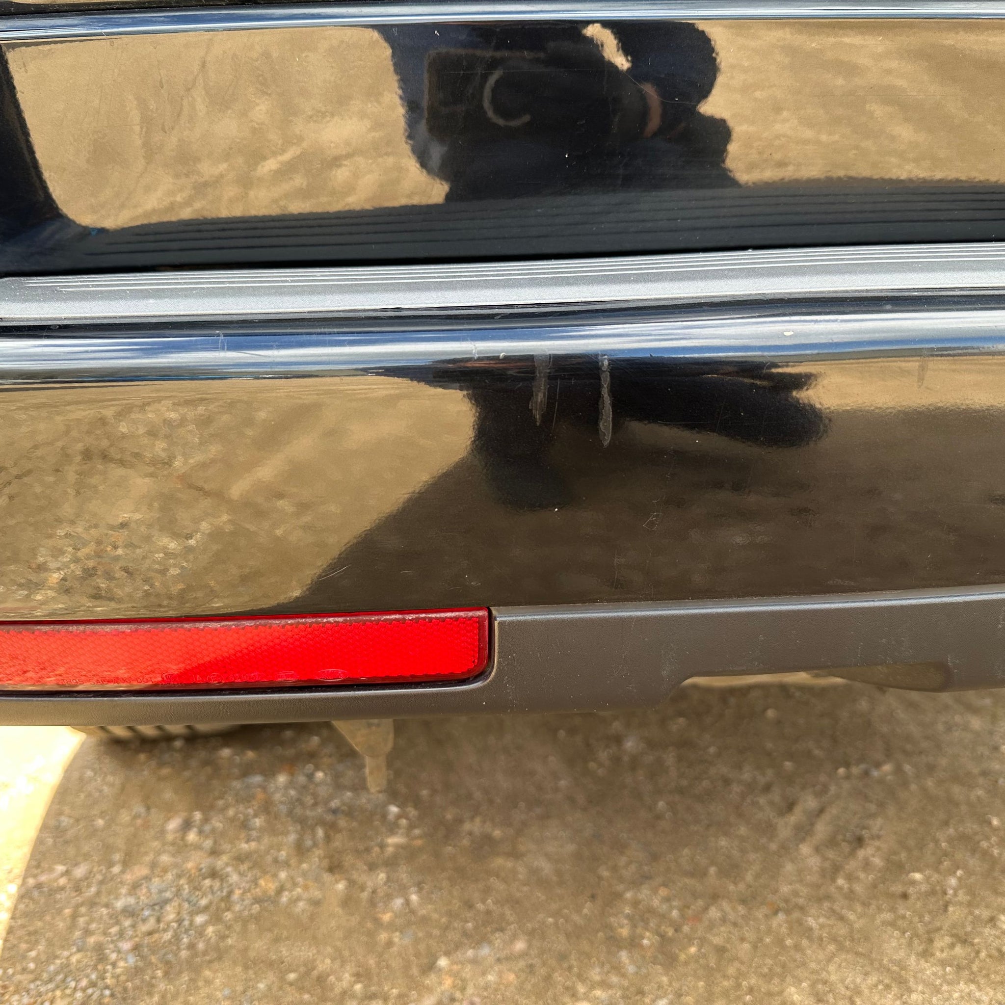 2011 RANGE ROVER VOGUE L322 COMPLETE REAR BUMPER SANTORINI BLACK