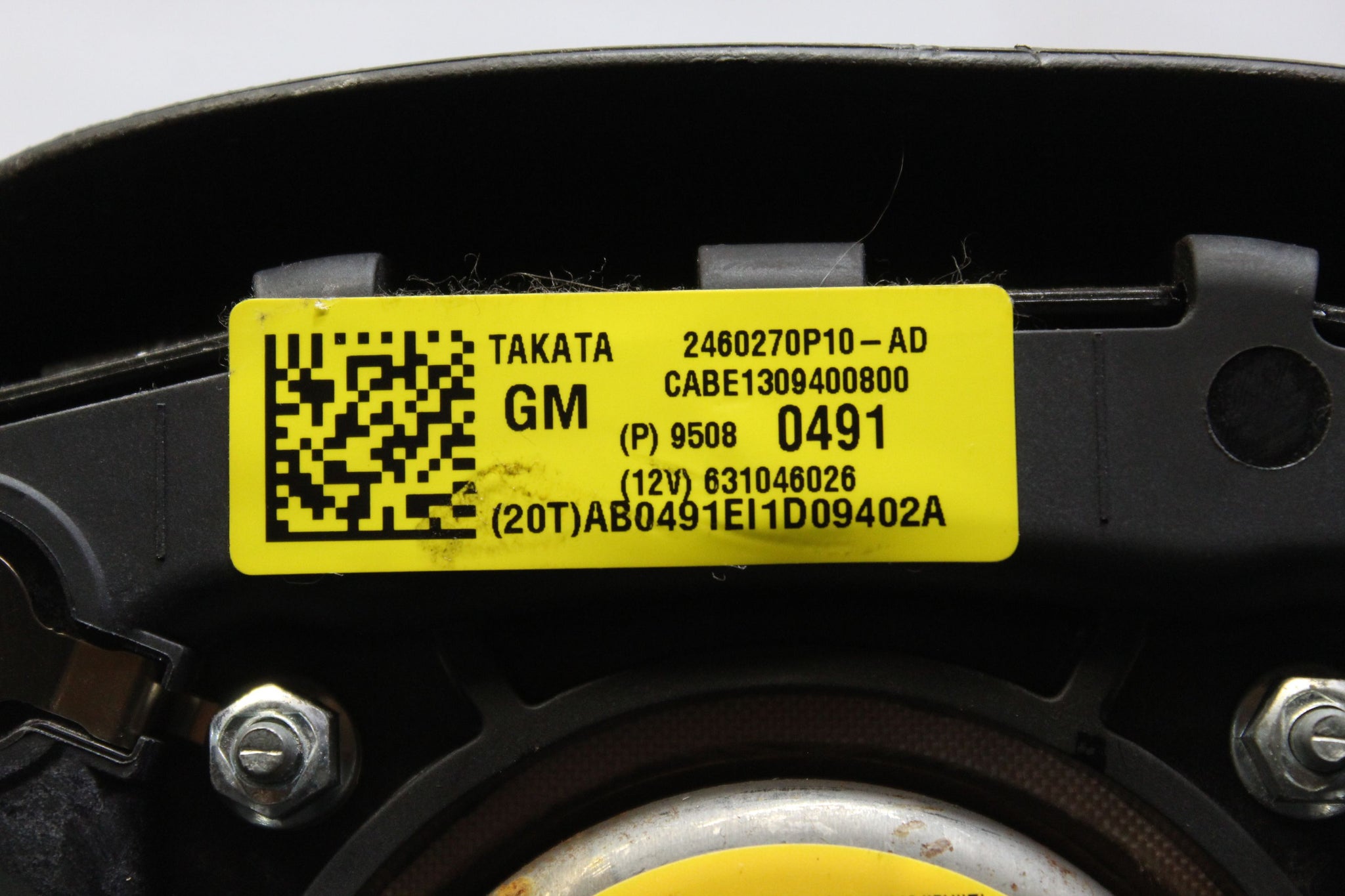 2013 VAUXHALL MOKKA Steering Wheel Airbag 95080491