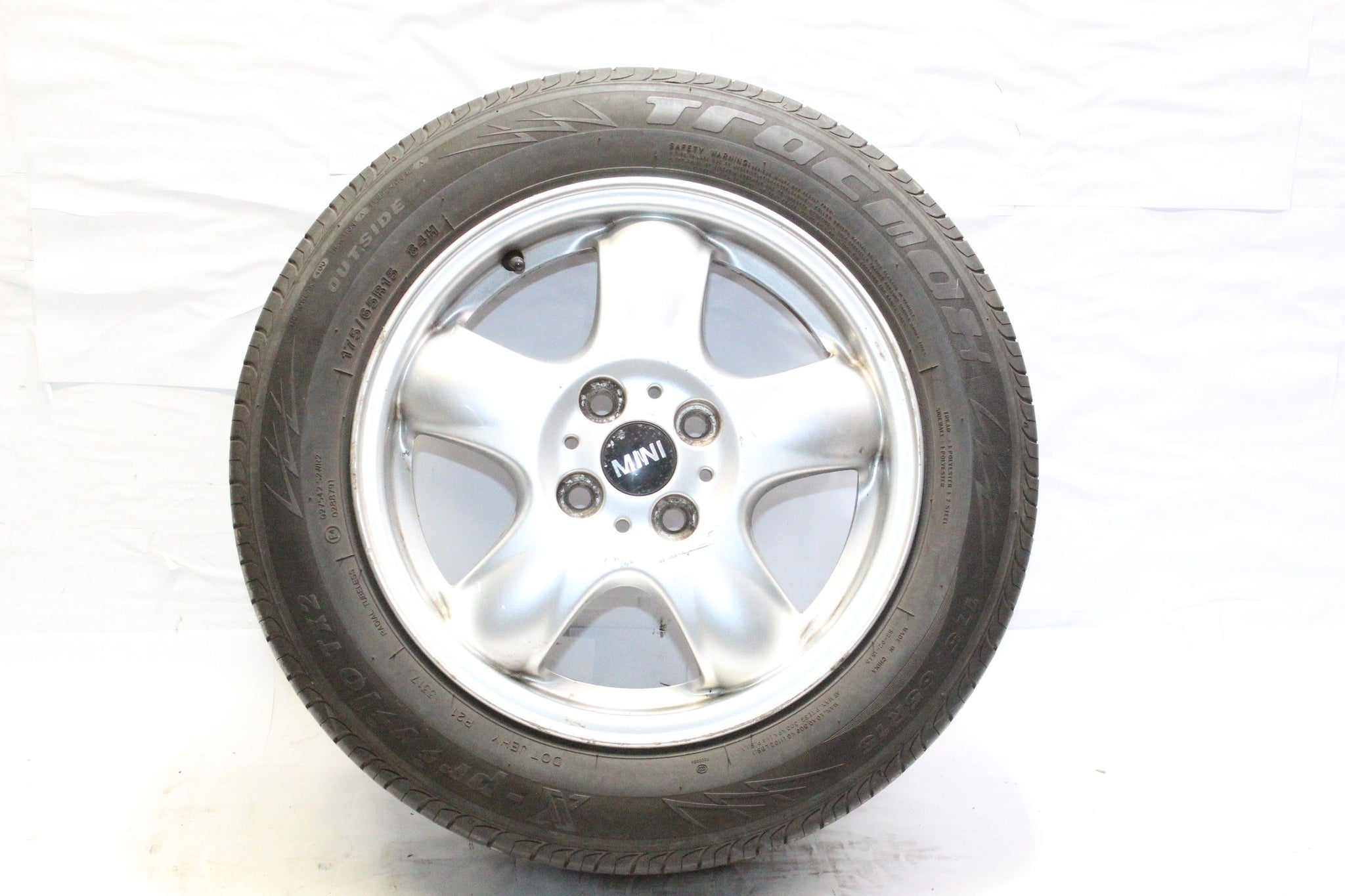 MINI COOPER R55 R56 R57 ALLOY WHEEL WITH TYRE 175 / 65 R15 5.4MM