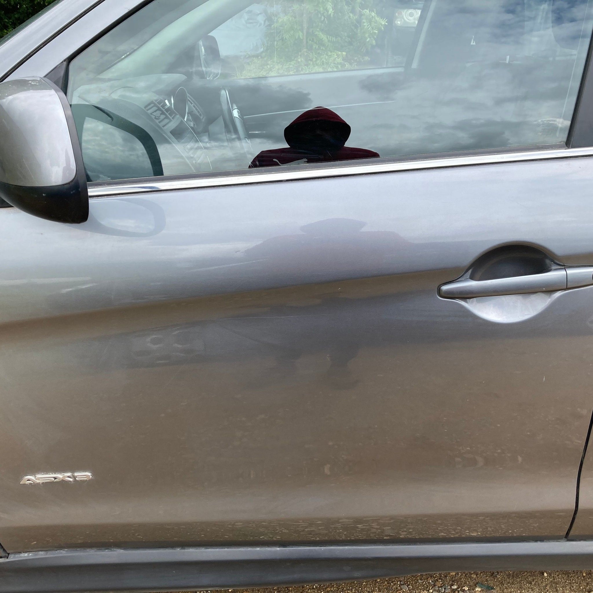 2010 MITSUBISHI ASX Passenger side Front Complete Door GREY