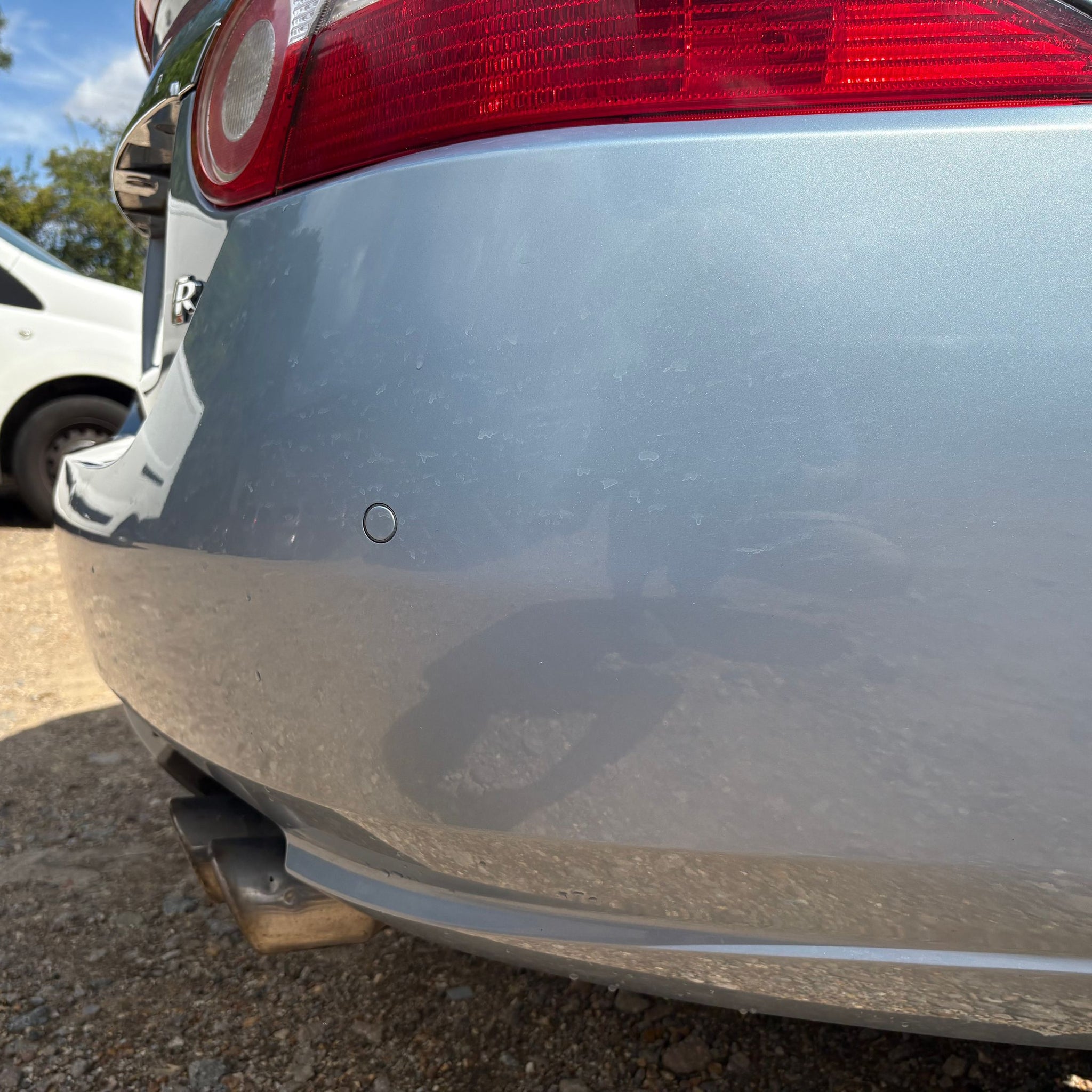 2007 JAGUAR XKR X150 COMPLETE REAR BUMPER JJZ BLUE