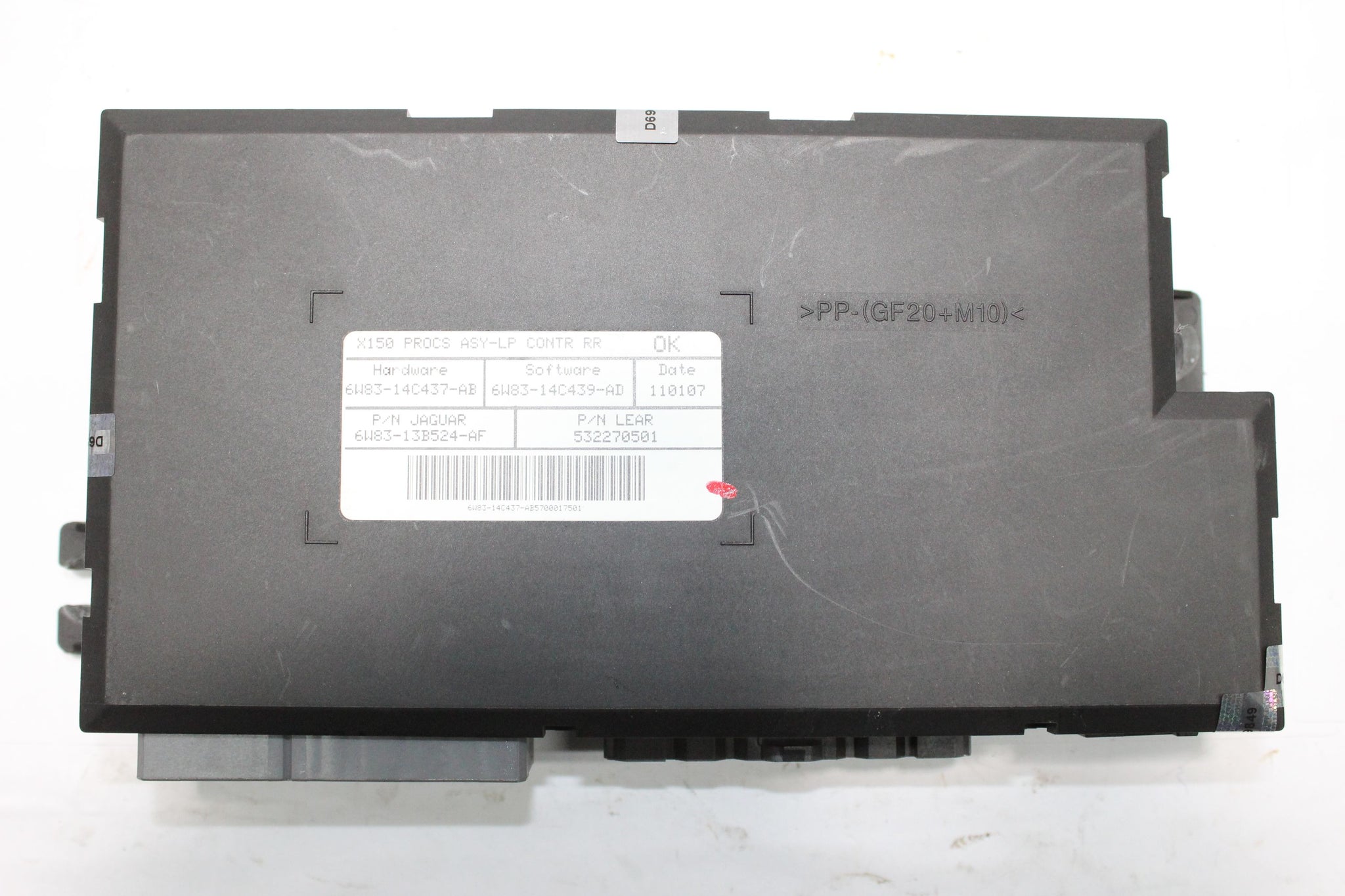 2007 JAGUAR XKR X150 Convertible Roof Top Control Module 6W83-13B524-AF