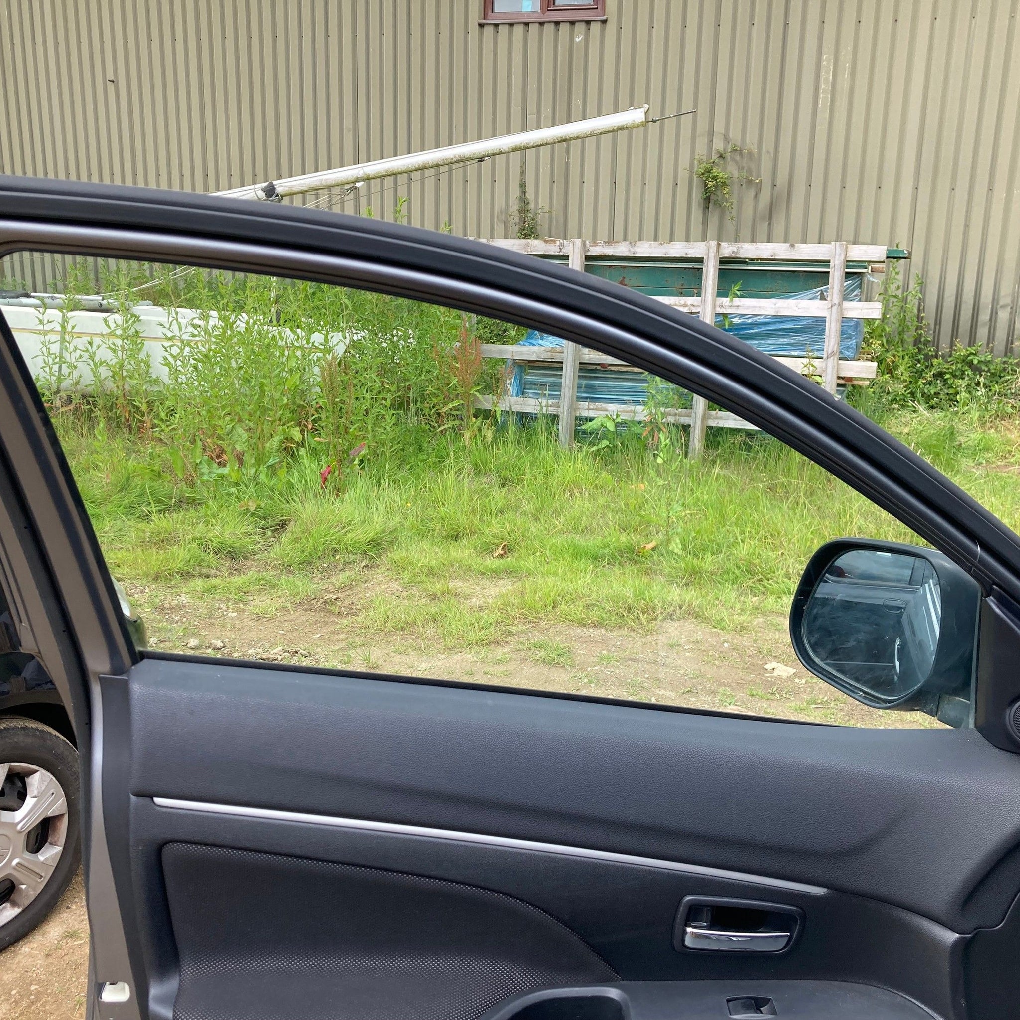 2010 MITSUBISHI ASX Passenger side Front Complete Door GREY