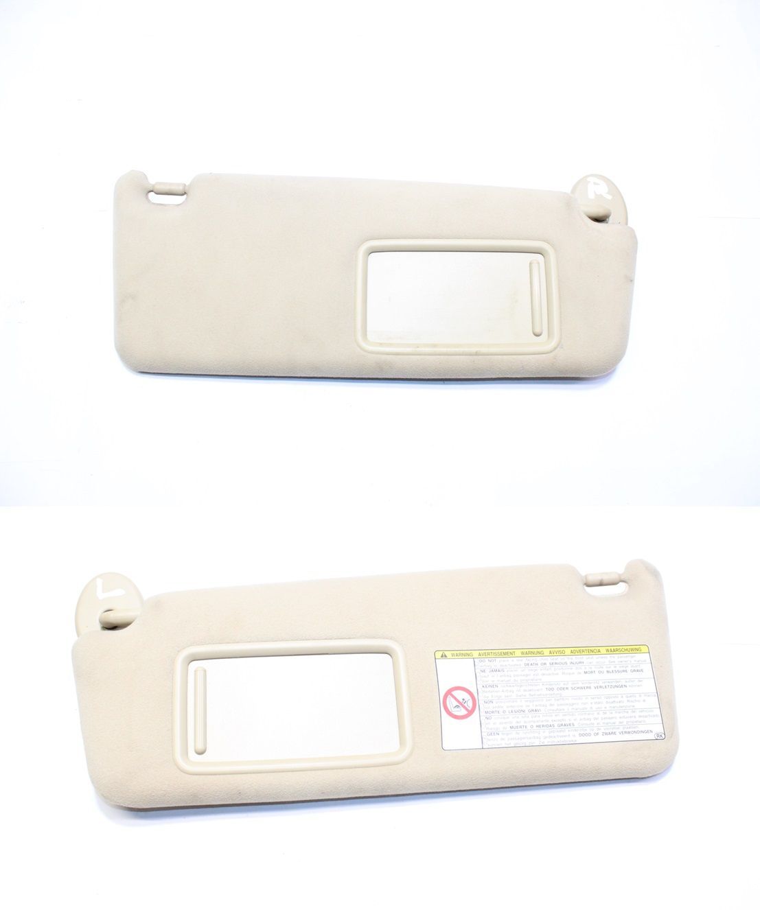 2007 LEXUS GS300 Sun Visor Pair