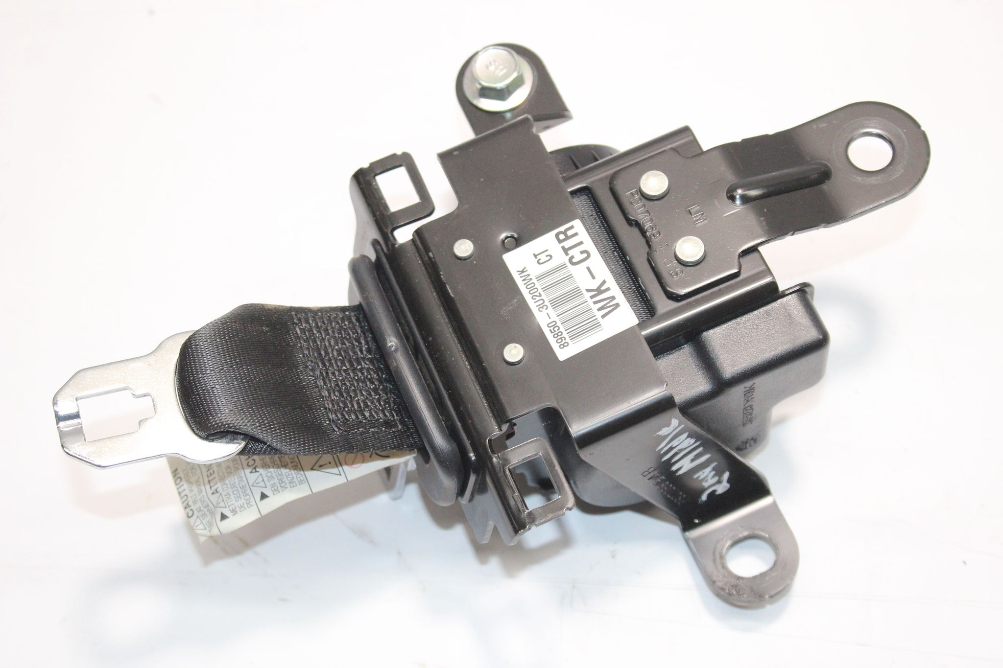 2014 KIA SPORTAGE REAR CENTRE SEAT BELT 89850-3U200WK