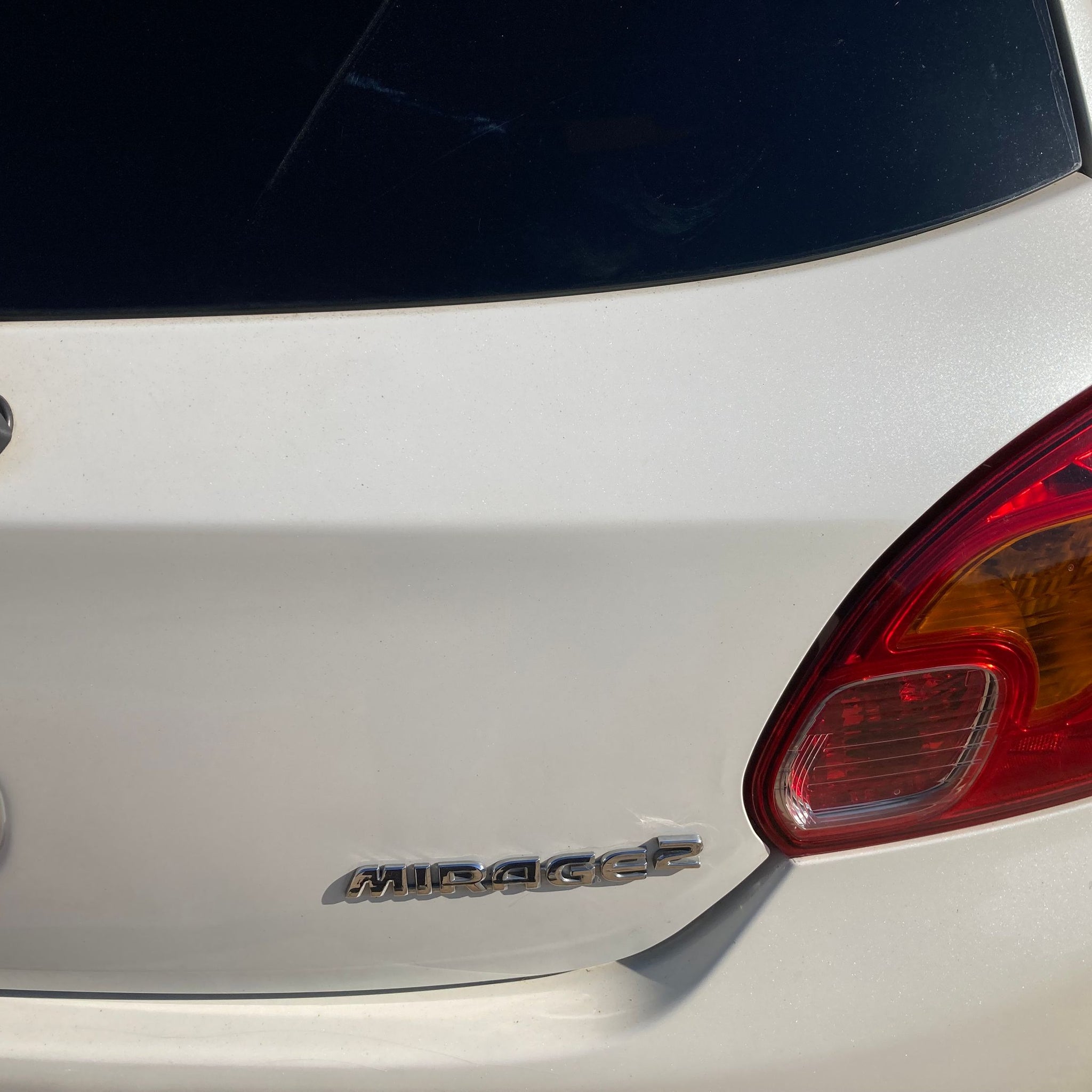 2013 MITSUBISHI MIRAGE COMPLETE TAILGATE BOOT