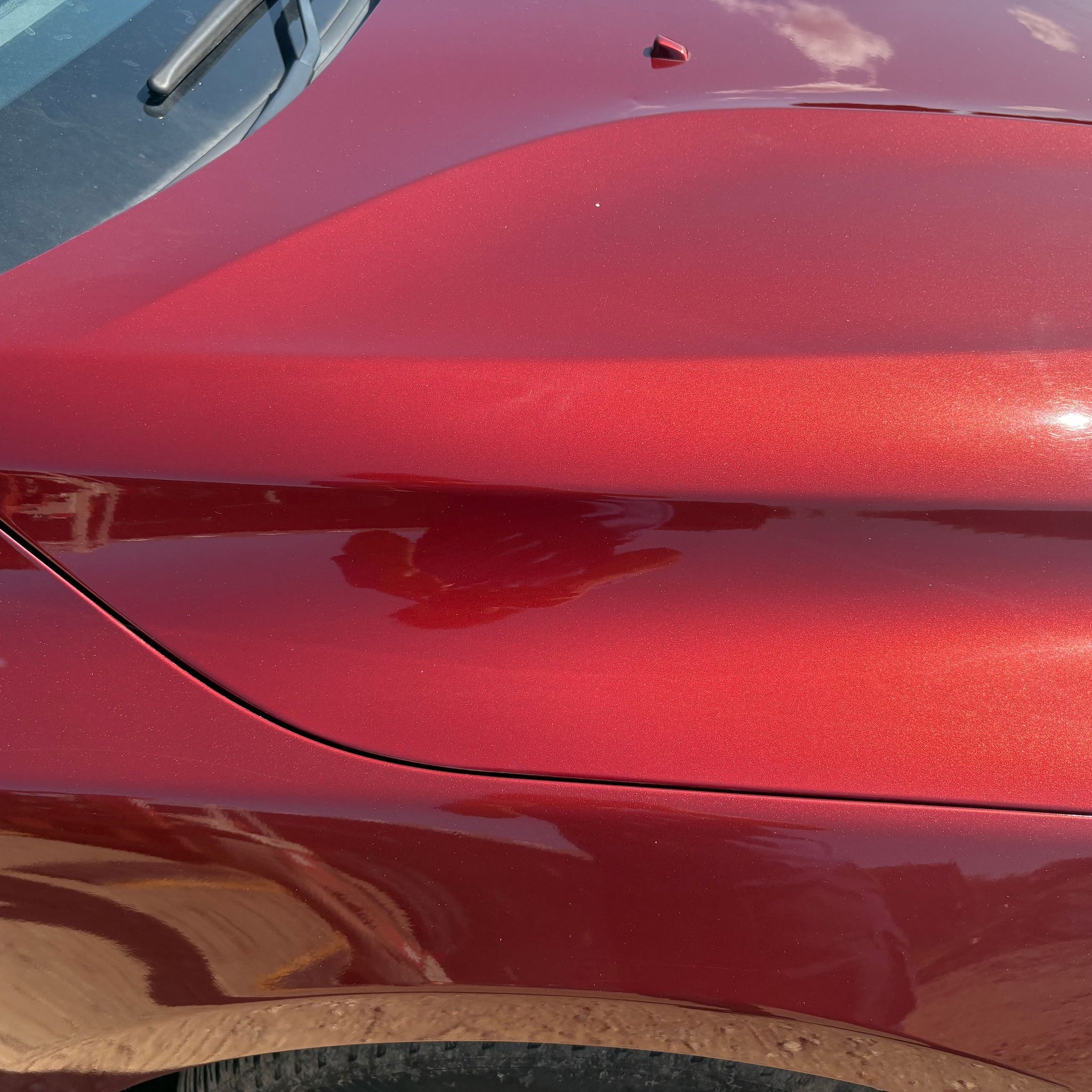 2013 VOLVO V40 BONNET 702-46 RED