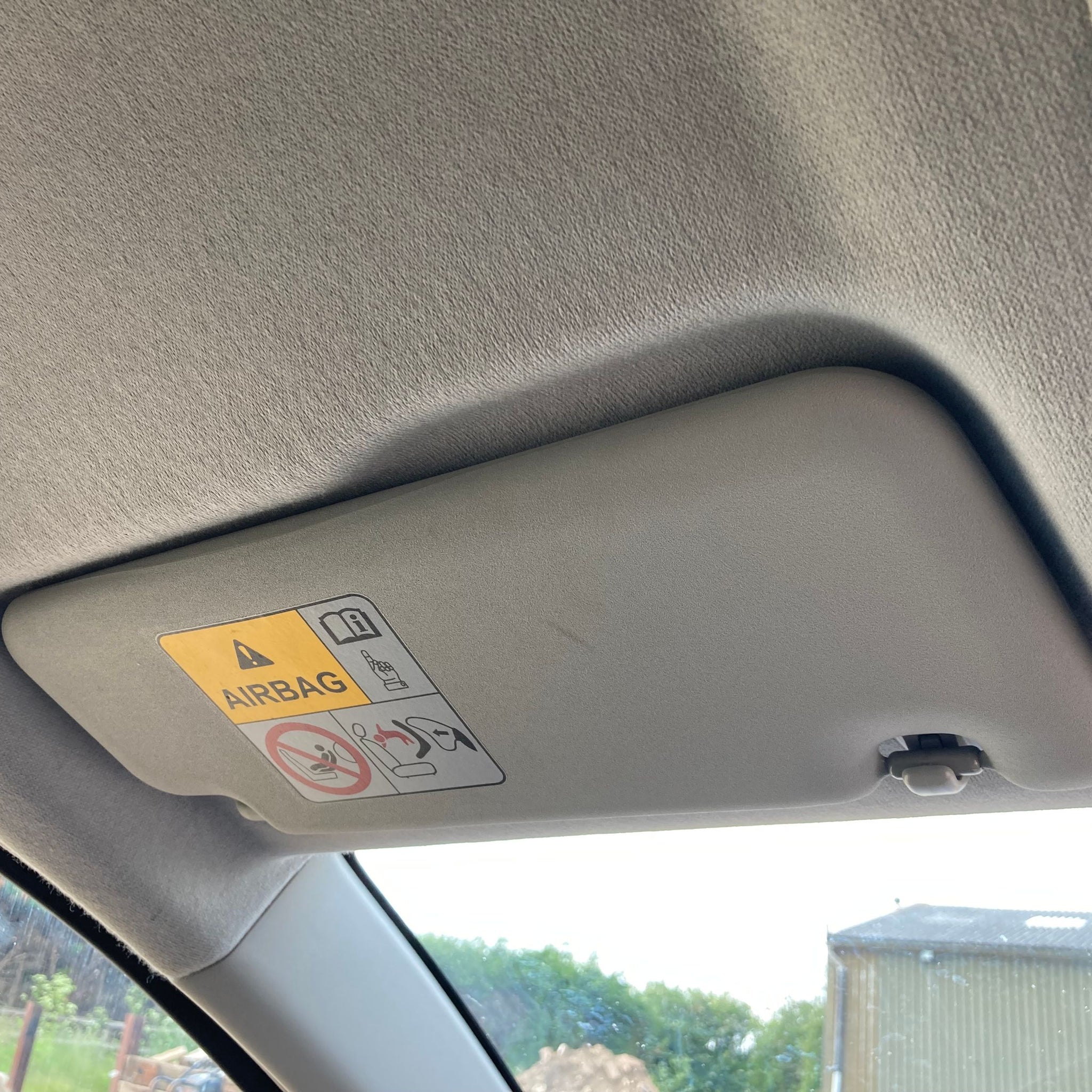 2013 SUZUKI SX4 S-CROSS LEFT SIDE SUN VISOR