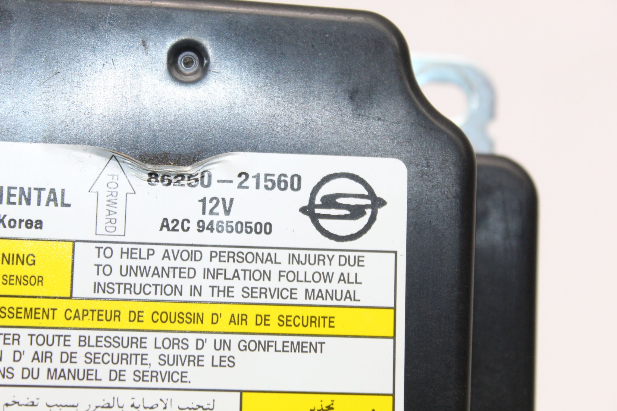 2018 SSANGYONG TURISMO Airbag Control Module 86250-21560