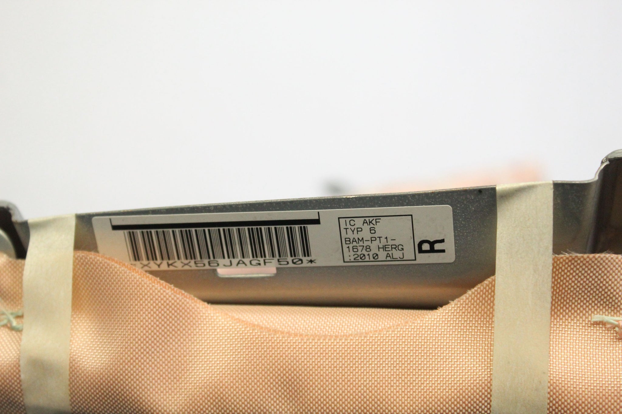 2010 MITSUBISHI ASX RIGHT SIDE ROOF CURTAIN AIRBAG BAM-PT1-1678
