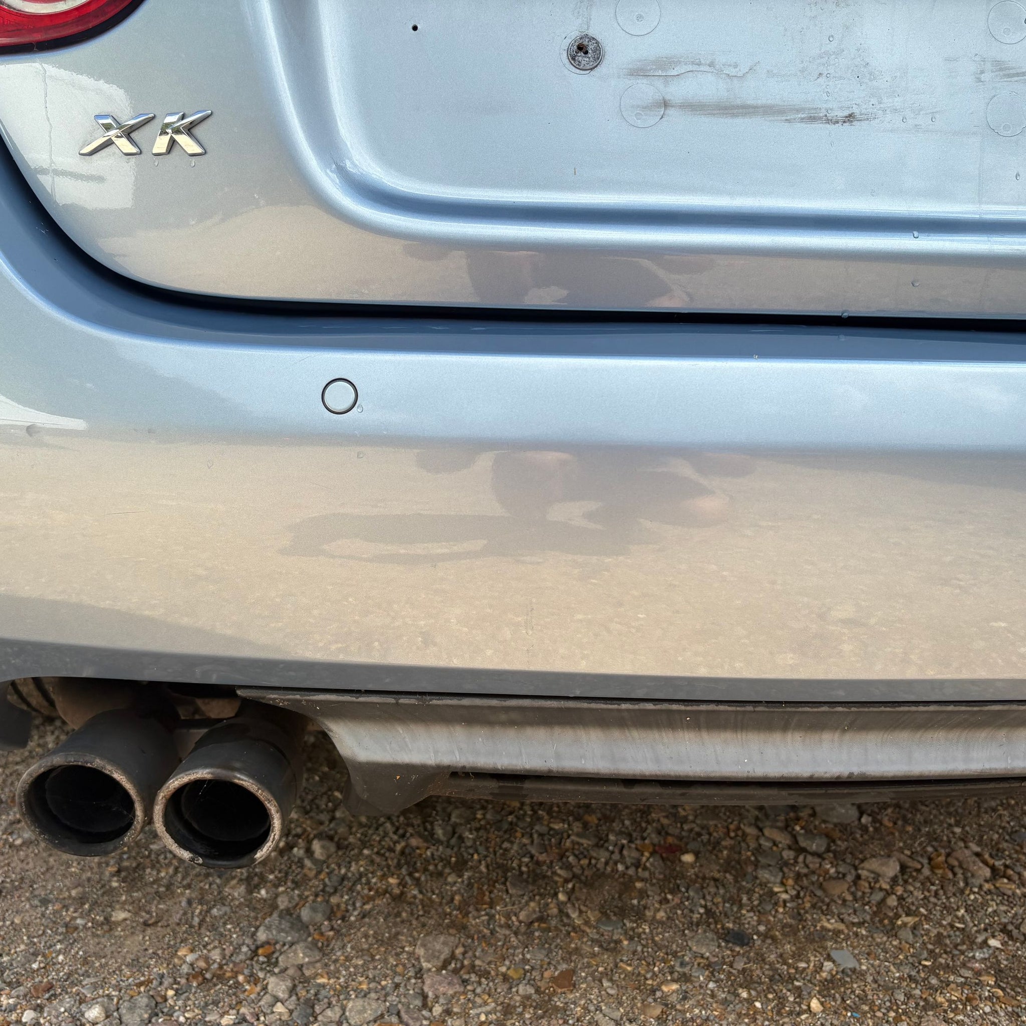 2007 JAGUAR XKR X150 COMPLETE REAR BUMPER JJZ BLUE