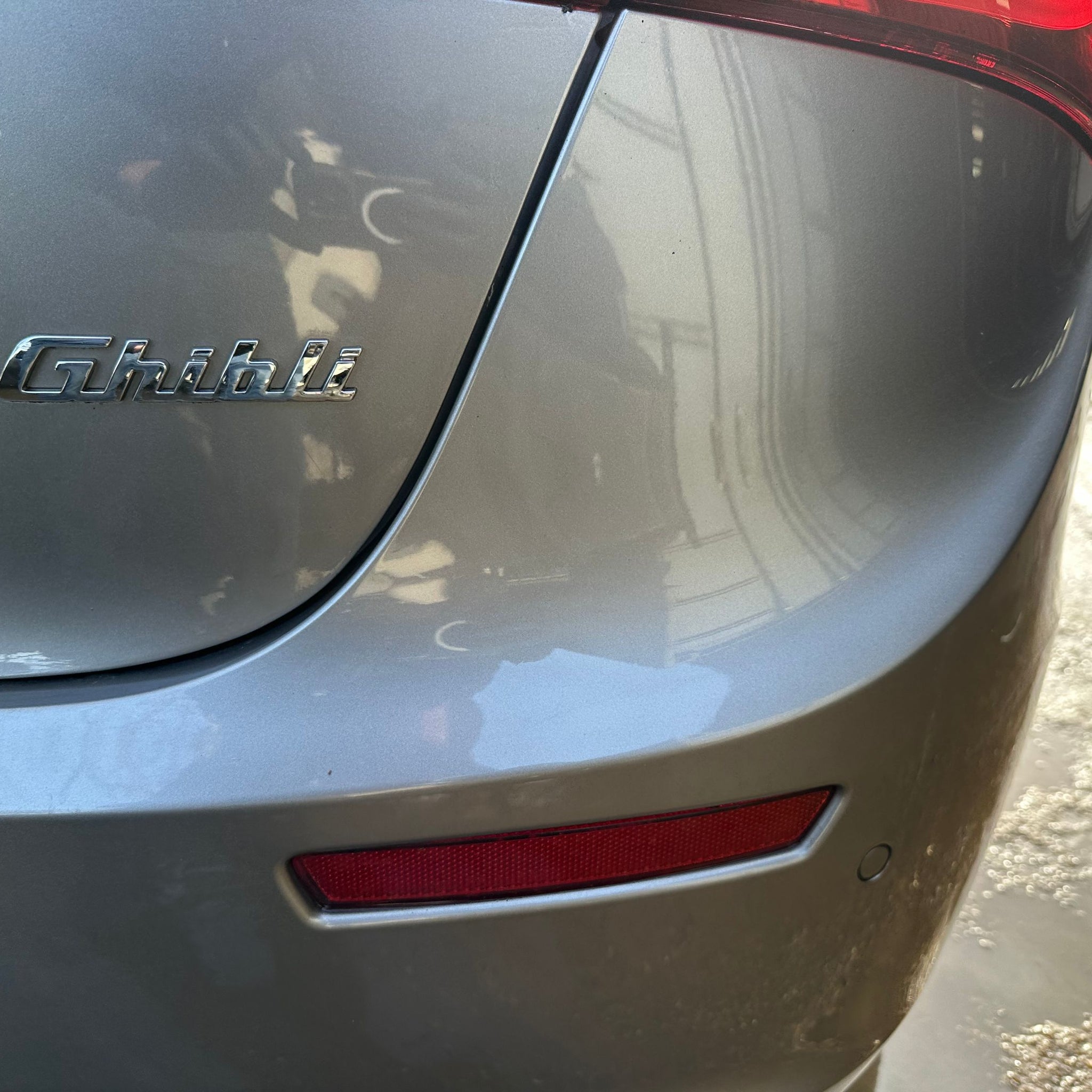 2017 MASERATI GHIBLI COMPLETE REAR BUMPER
