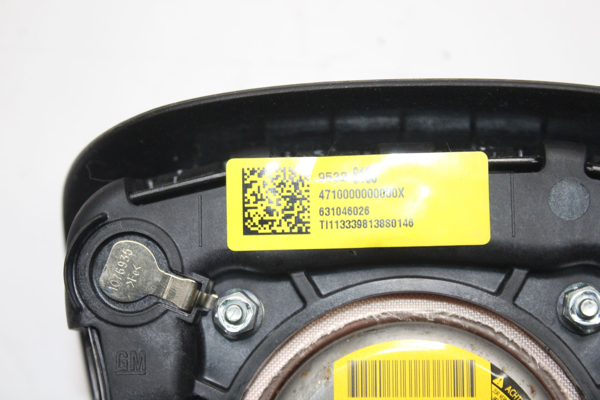 2014 VAUXHALL MOKKA STEERING WHEEL AIRBAG 95328138