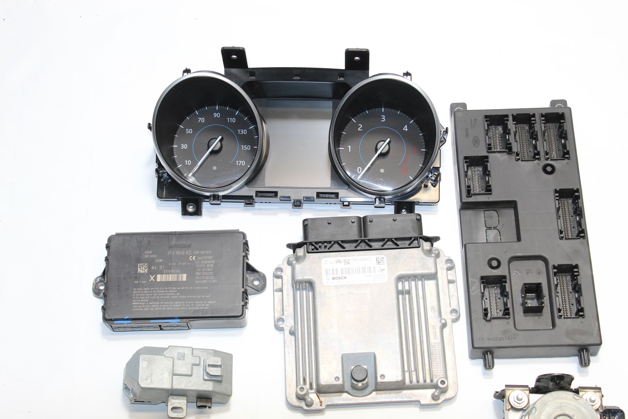 2017 JAGUAR F PACE 2.0 ENGINE ECU KIT H783-12C530-FDC
