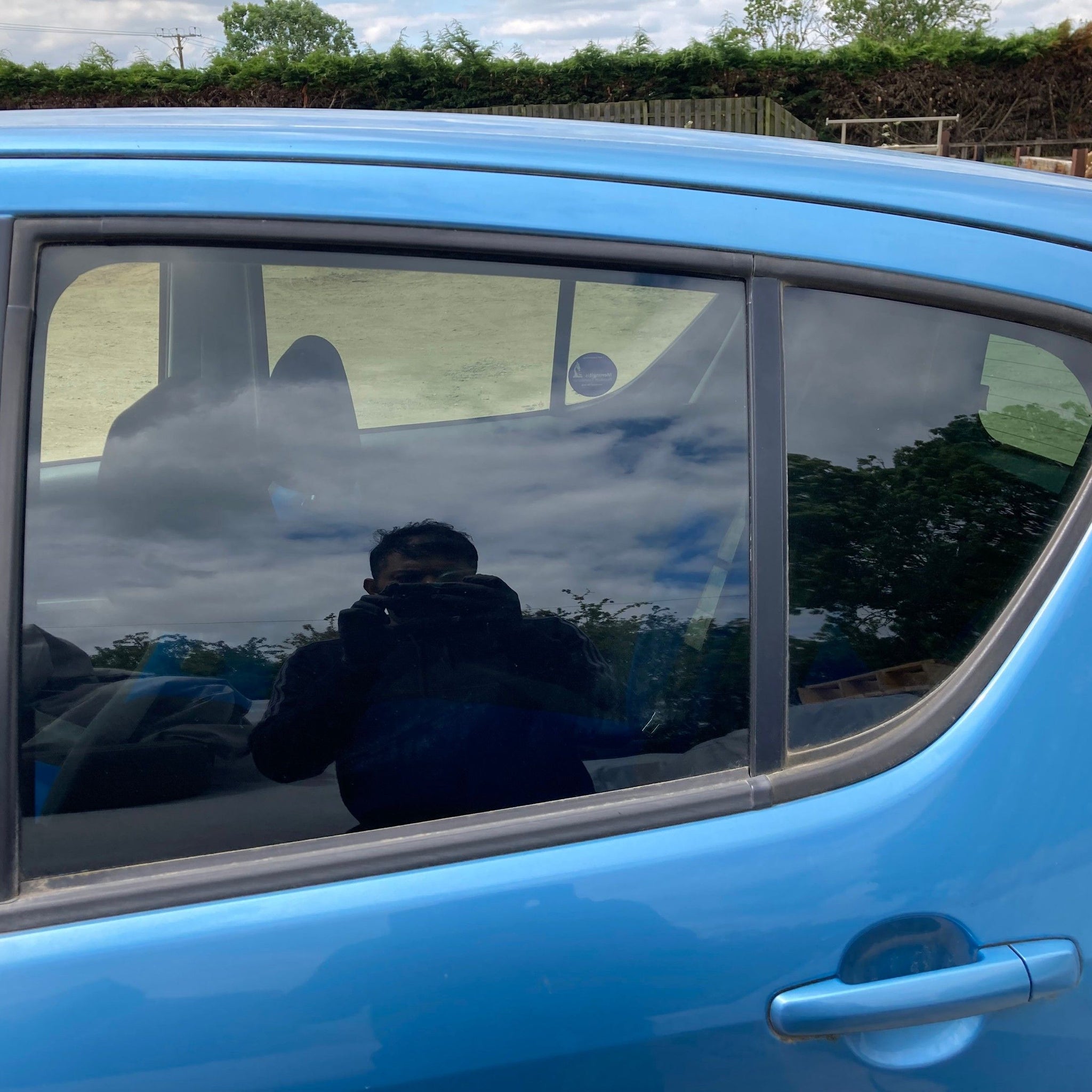 2009 VAUXHALL AGILA B Passenger side Rear Complete Door BLUE
