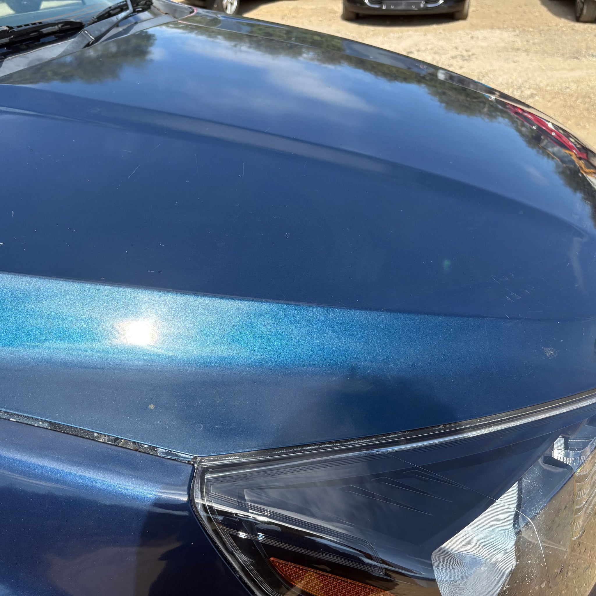 2013 SSANGYONG KORANDO SPORTS BONNET BAP BLUE