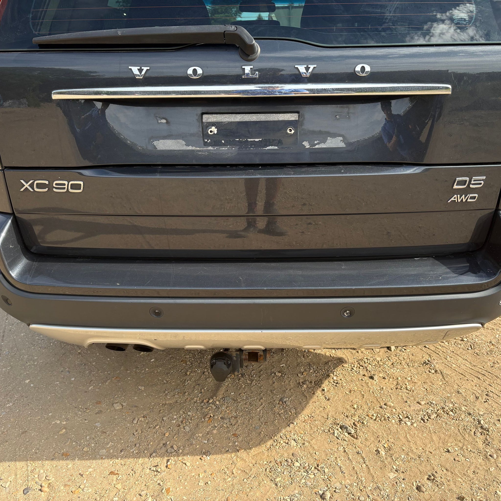 2010 VOLVO XC90 COMPLETE REAR BUMPER 492-46 SAVILE GREY