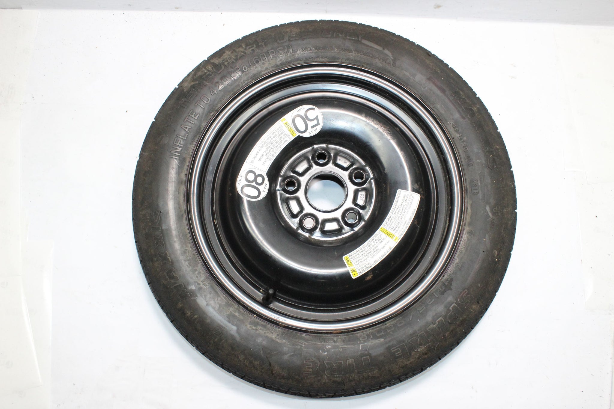 2013 SUZUKI  SX4 S-CROSS Steel Spare Wheel Tyre 135 / 90 D16