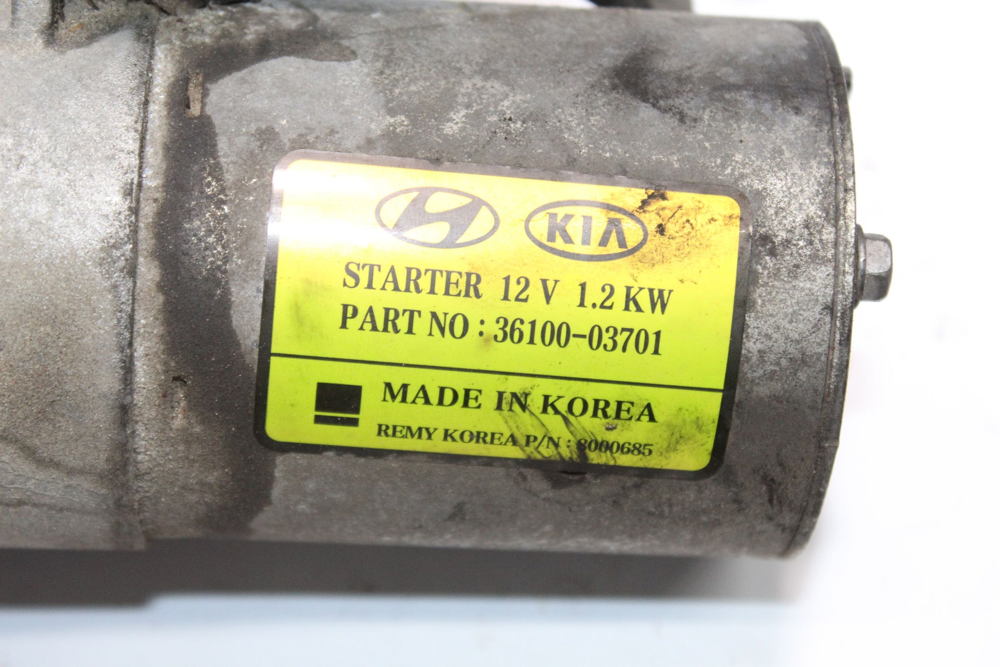 2017 HYUNDAI I30 MK3 1.4 G4LD Petrol Starter Motor 36100-03701