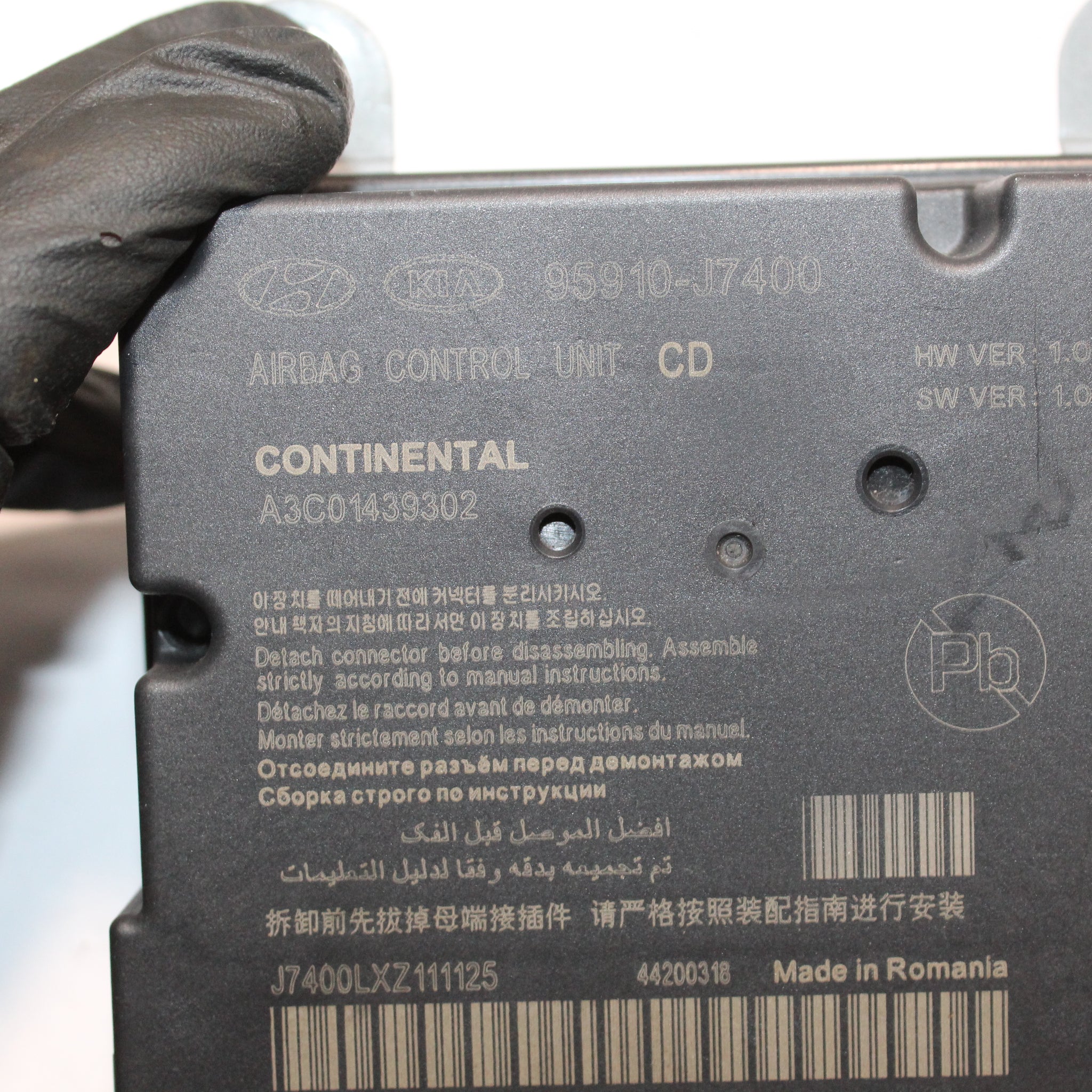 KIA CEED MK3 Airbag Control Module 95910-J7400 2018-2021