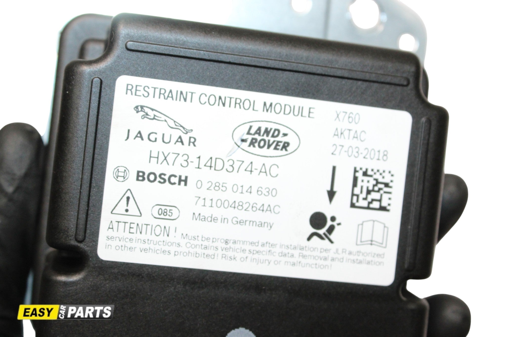 JAGUAR F PACE Airbag Control Module HX73-14D374-AC 2016-2020