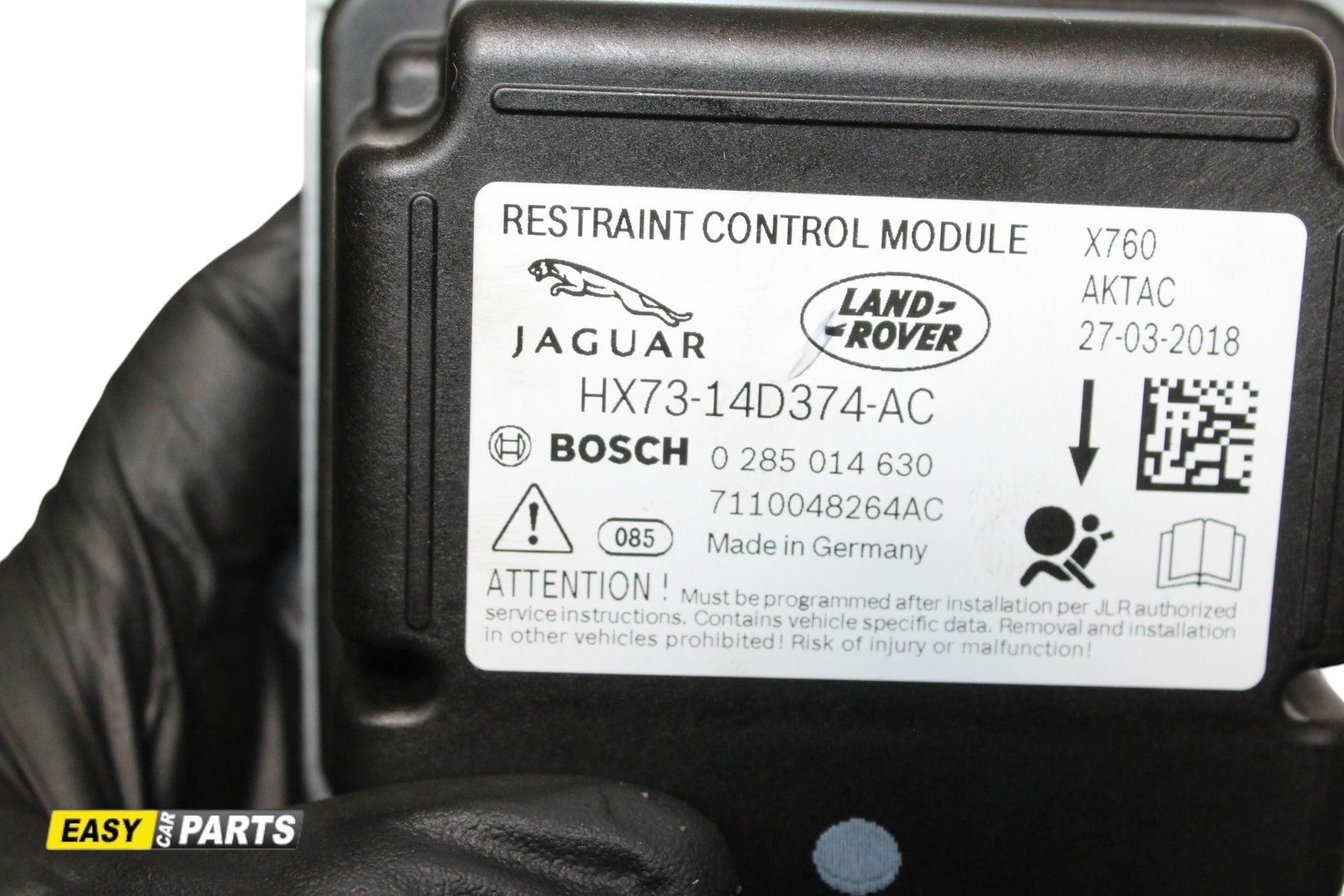 JAGUAR F PACE Airbag Control Module HX73-14D374-AC 2016-2020