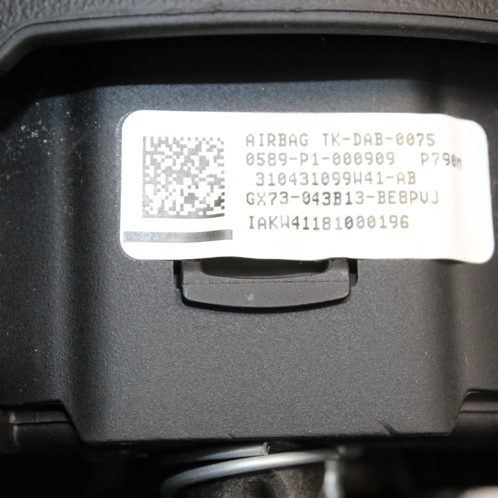 JAGUAR F PACE Steering Wheel Airbag GX73-043B13-BE8PVJ 2016-2020
